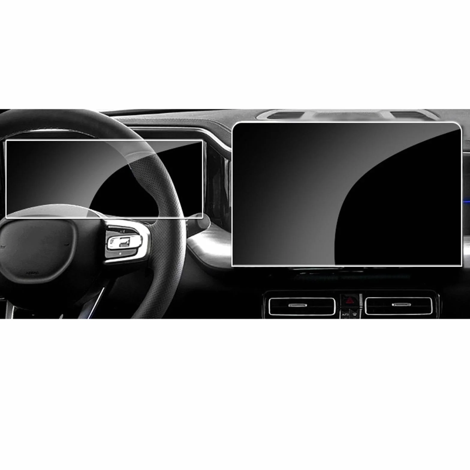 Folia Ochronna Ekran Samochodowy dla Trumpchi GAC GS8 2022-2024, Nawigacja GPS/Dysk LCD Ekran HD Szkło hartowane Folia antyzarysowa