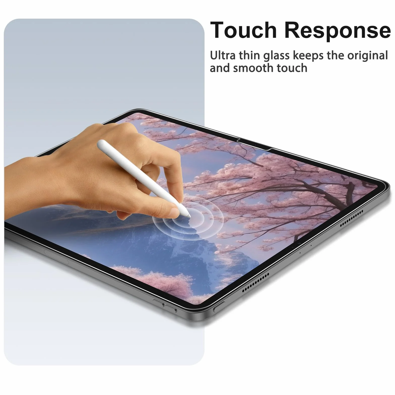 SPARIN Ochraniacz ekranu do iPada Air 11 cali 2025 M3 / 2024 M2, twardość 9H HD szkło hartowane folia ochronna, z łatwą ramą montażową, 2 sztuki