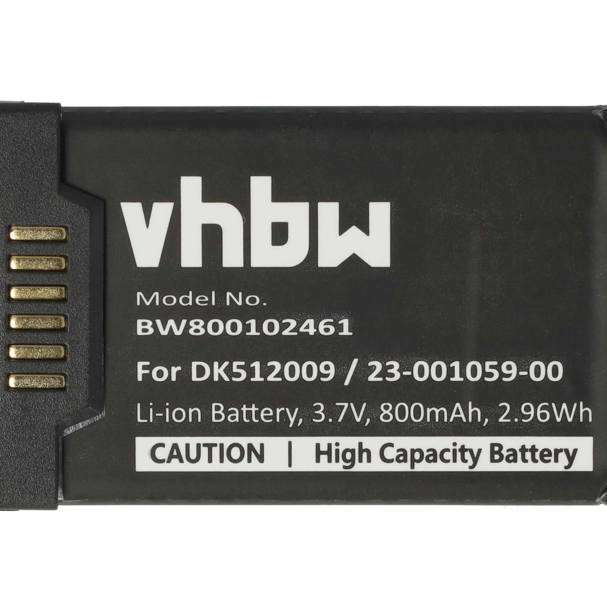 vhbw 10x akumulator zastępczy do DeTeWe DK512009, 23-001059-00 do bezprzewodowego telefonu stacjonarnego (800 mAh, 3,7 V, litowo-jonowy)
