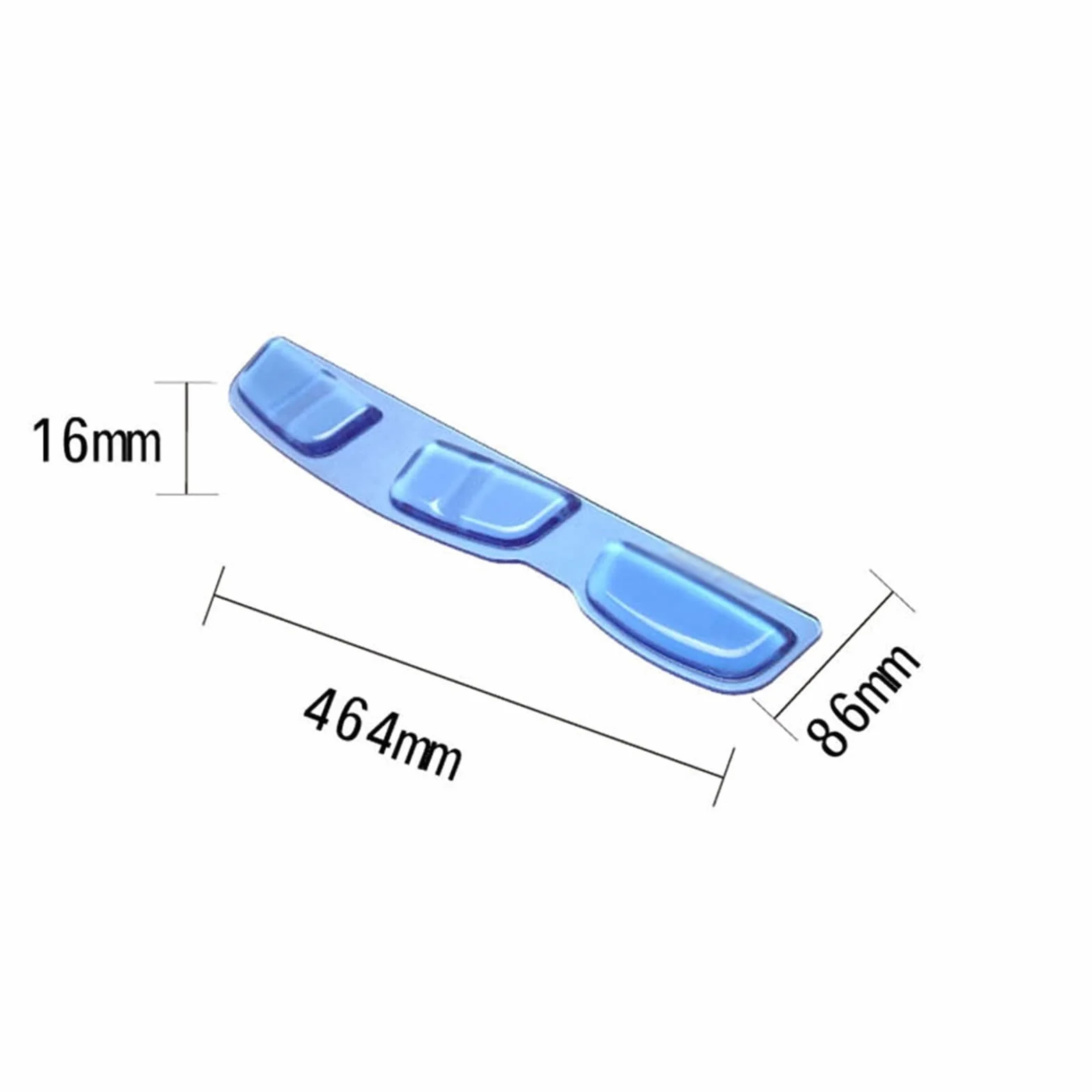 Ergonomiczna podkładka pod mysz podparcie nadgarstka podkładka pod mysz antypoślizgowa miękka silikonowa podkładka pod mysz zmniejsza nacisk dłoni odpowiednia do laptopów, komputerów, gier i biur (kolor: B)
