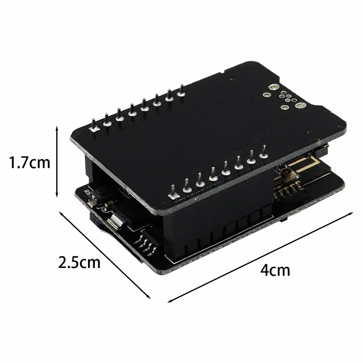 DollaTek Moduł Bluetooth WiFi ESP32-CAM z płytką rozwojową modułu kamery ESP32 Antennen 2.4G Programator ESP32