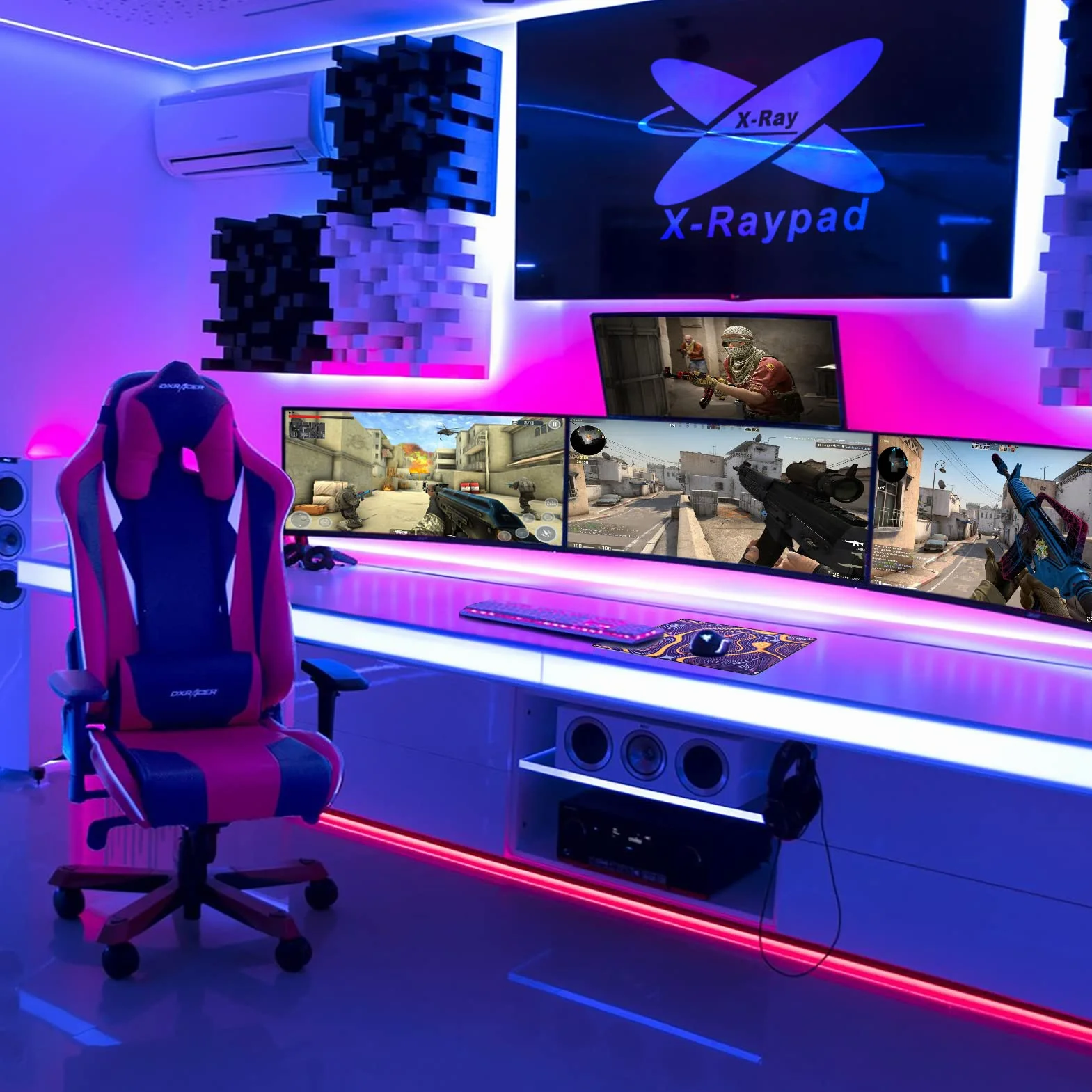 Podkładka pod mysz do gier X-Raypad Aqua Control Plus ROB AC+, ultrawysoka precyzja z doskonałą szybkością i możliwością sterowania, zaprojektowana dla graczy Fps o niskich wymaganiach DPI