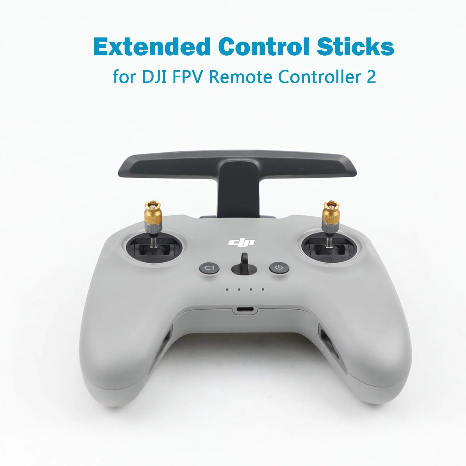 MotuTech Joystick do pilota DJI FPV Drone, regulowany, joystick rocker, ze stopu aluminium (1 para)