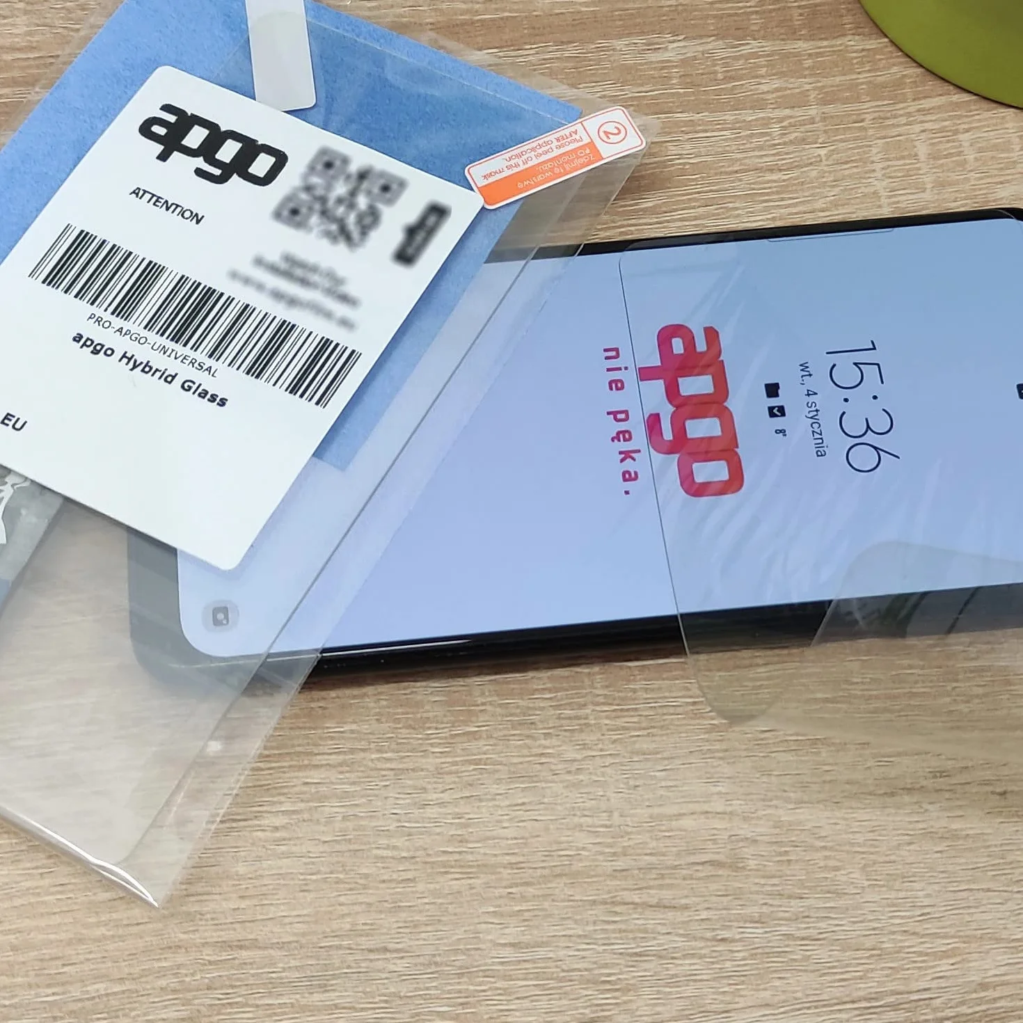 apgo Hybrid Glass 9H Screen Protector dla DJI Osmo Action 4 Pro, szkło hybrydowe 9H, zamiennik hartowanego