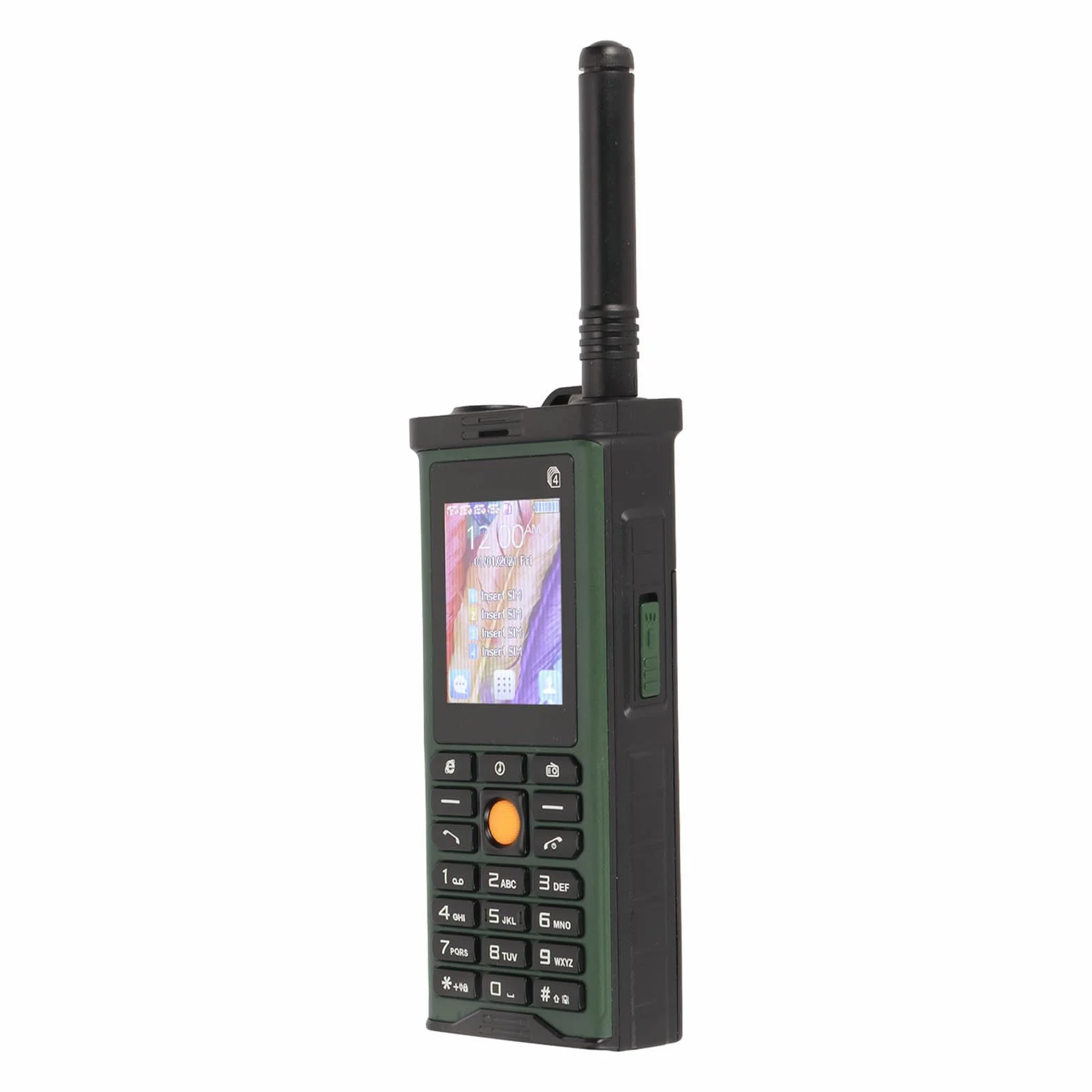 SG8800 wytrzymały telefon dla osób starszych 4 karty SIM 4 czuwanie starszy telefon komórkowy duży przycisk czysty dźwięk 10000 mAh retro obsługa telefonu latarka Bluetooth (zielona)