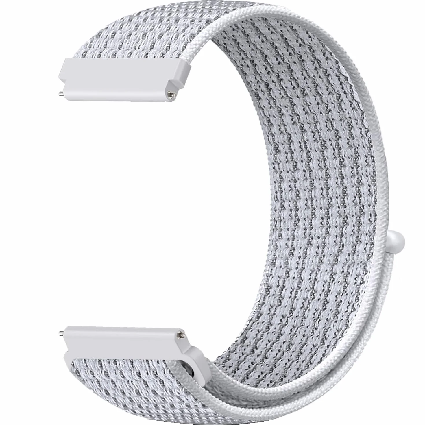 Sundara 18mm 19mm 20mm 22mm Nylonowy Pasek do zegarka sportowego o szerokości, kompatybilny z Garmin/ID205L/Galaxy/Huawei/Amazfit, Uniwersalny Pasek do Zegarka