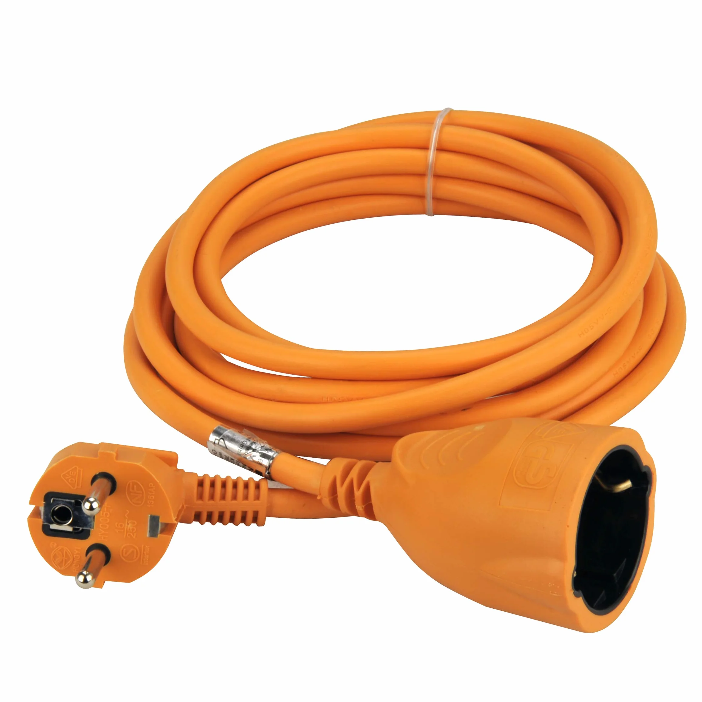 UNITEC Przedłużacz Schuko H05VV-F3G1,5 mm², 3 m, pomarańczowy