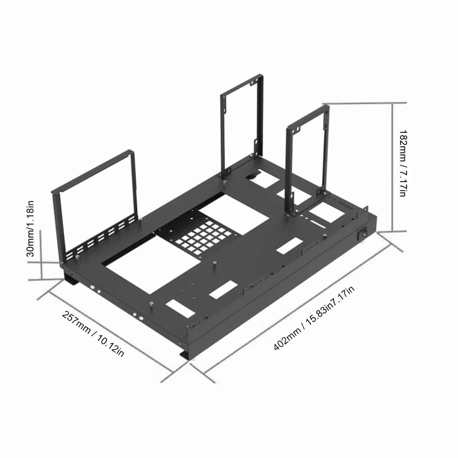 Bewinner ATX M ATX ITX Obudowa Komputera do Gier Otwarta Ramka DIY Stojak na płytę główną Komputera z Uchwytem