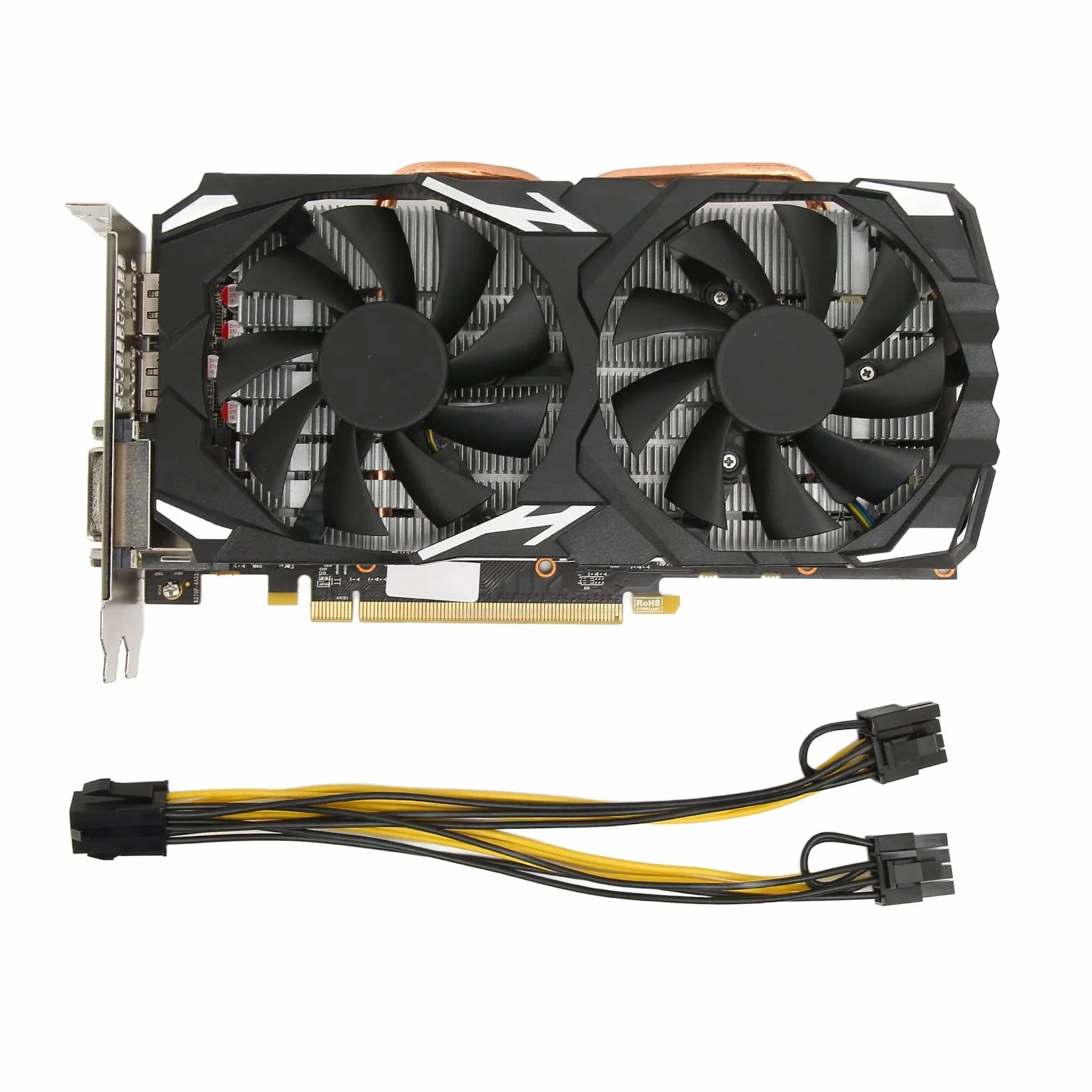 Karta Graficzna Radeon Rx Grafikkart Rx 580 8Gb Gddr5 256Bit Obsługa 8K 16 Pci Express 3.0 2 Wentylatory Chłodzące Karta Graficzna do Gier