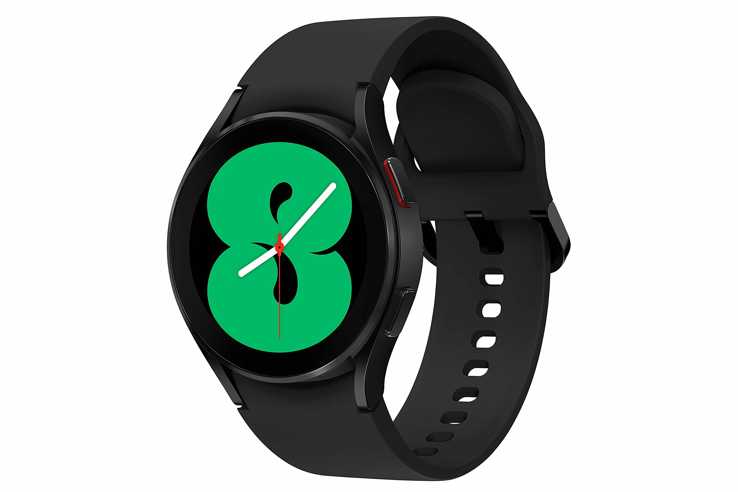Samsung Galaxy Watch 4-40mm - czarny - inteligentny zegarek z paskiem sportowym - wyświetlacz 3,04 cm (1,19")