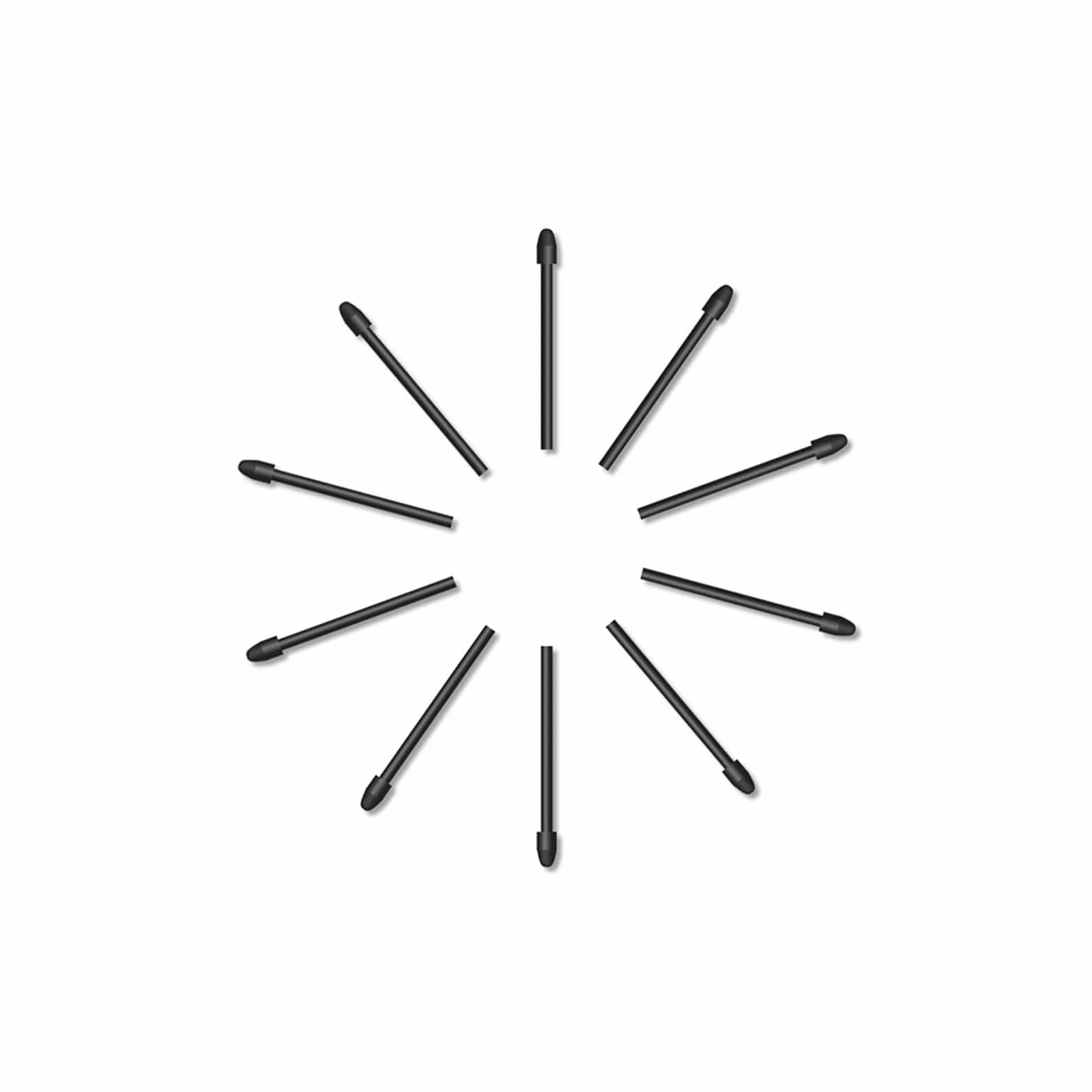 HUION Stalówki PN05A 10 sztuk do długopisów, kompatybilne z PW517, Kamvas 13/22/22 Plus/Pro 24
