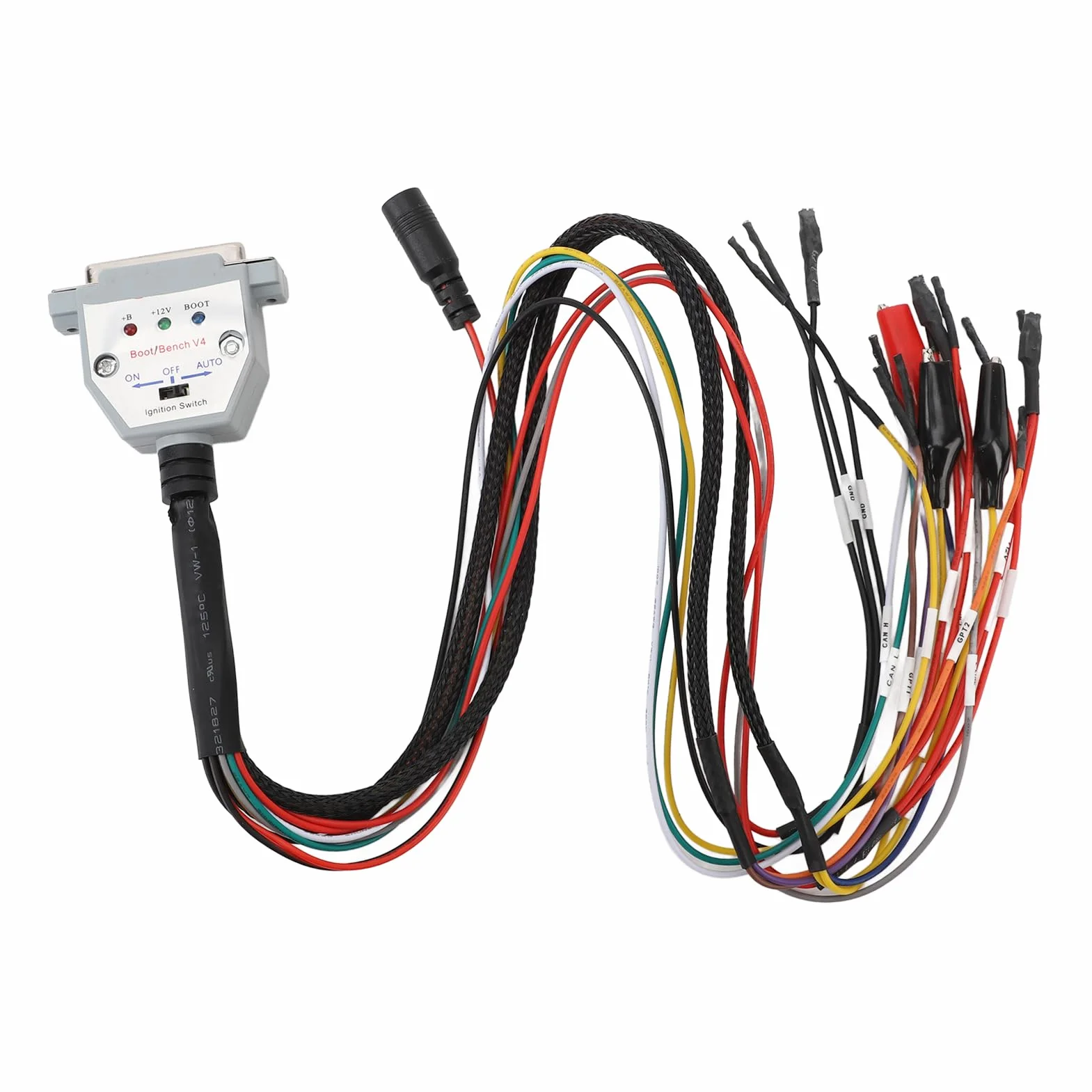 3 Diody LED Kabel ławki Rozruchowej DB25 dla SM2 PRO J2534 VCI Odczyt Zapisu ECU, łatwy w Użyciu, Wygodne Oznaczenia, Wydajny