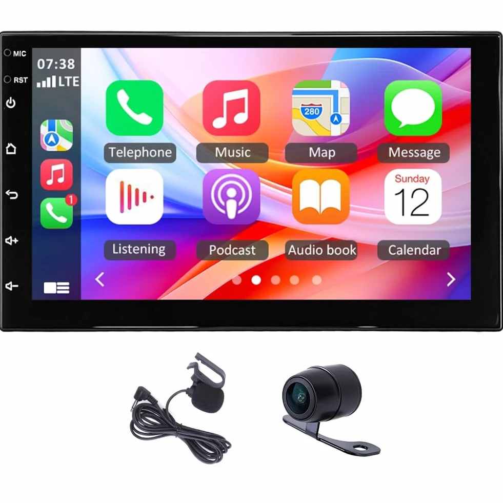 2+32G Android 15 radio samochodowe do Nissan Navara D40 z Carplay Android Auto | 7-calowy ekran dotykowy Auto Stereo Display Player Radio GPS Navigation Head Unit z SWC FM RDS MirrorLink Split Screen