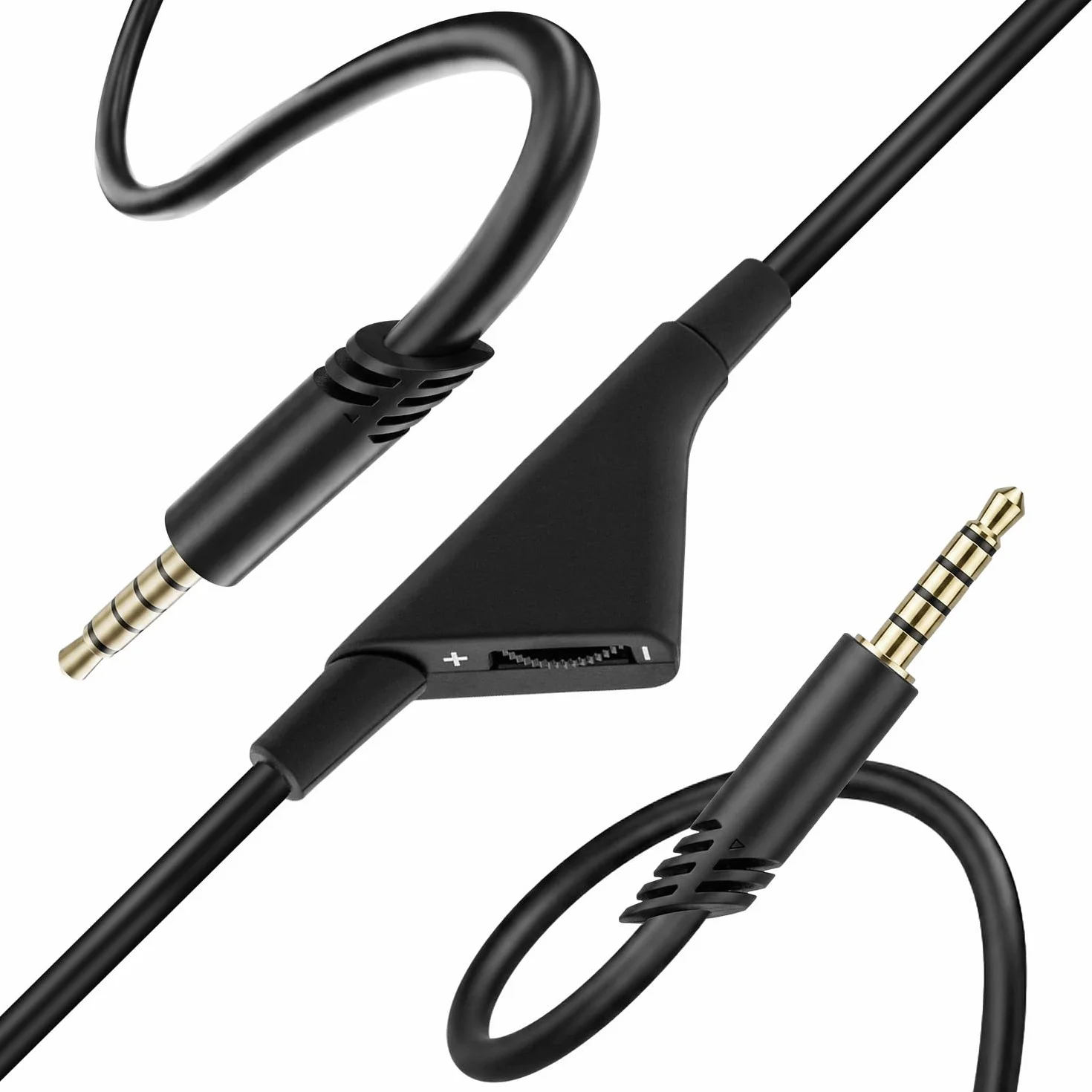 Tolesum zapasowy kabel audio AUX 2 m z regulacją głośności do Astro A10/A30/A40