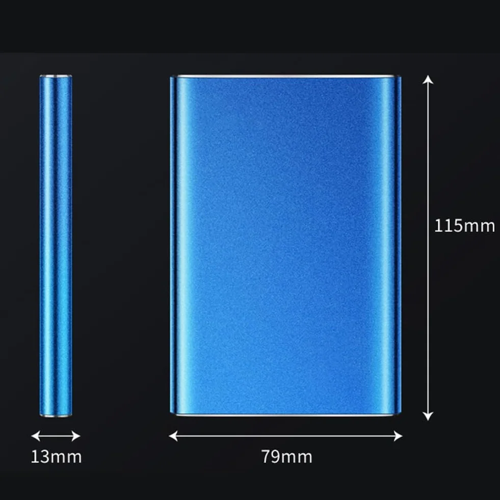 2,5-calowy zewnętrzny dysk twardy USB 3.0 o wysokiej prędkości dysk twardy 1 TB schowek na komputer przenośny komputer stacjonarny czerwony