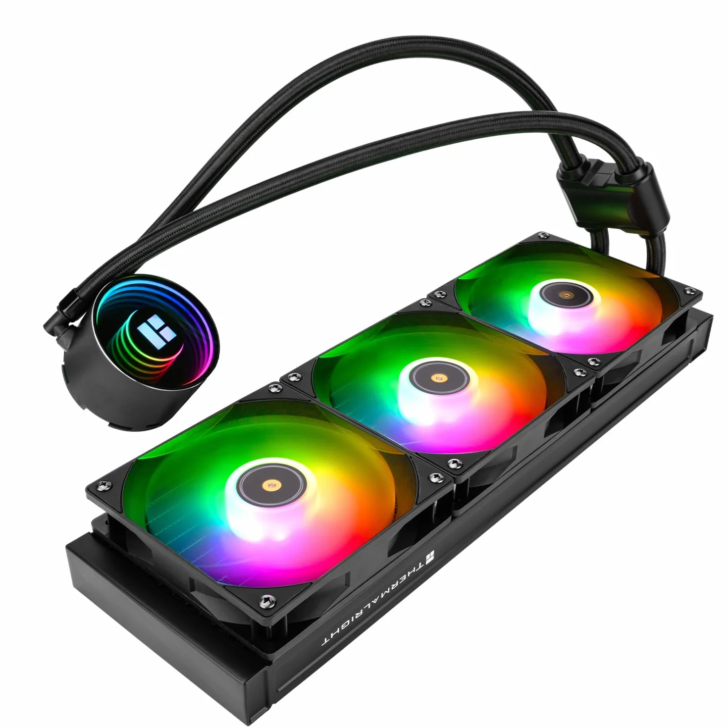 Thermalright TR Frozen Notte 360 ARGB V2 Chłodząca Woda CPU, 3 Wentylatory PWM 2000 Obr./min, Intel LGA 1851/115X/1200/2011, AMD AM4/AM5, Radiator 397x120x27mm