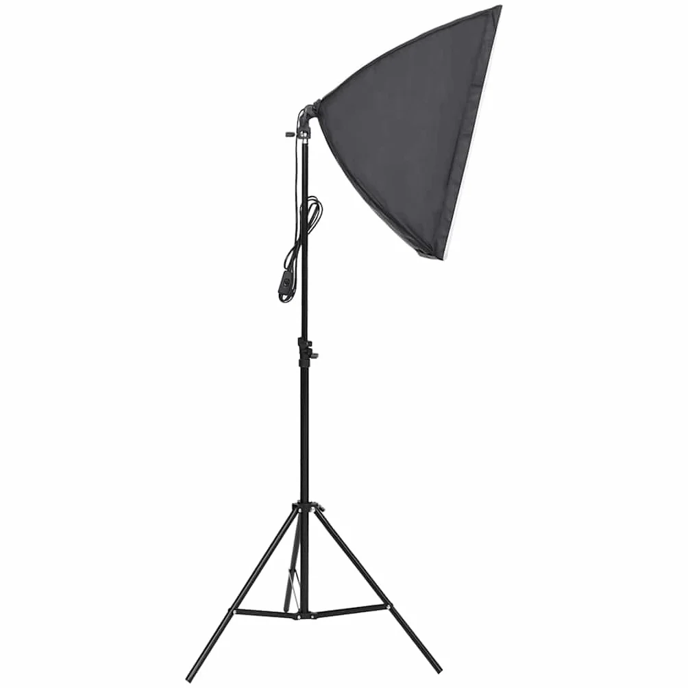 Zestaw do studia fotograficznego z oświetleniem Softbox 40 x 60 cm, tło 600 x 300 cm, reflektor 5 w 1 1 1 cm, statyw z regulacją wysokości, lampa LED do zdjęć portretowych, zdjęć produktu