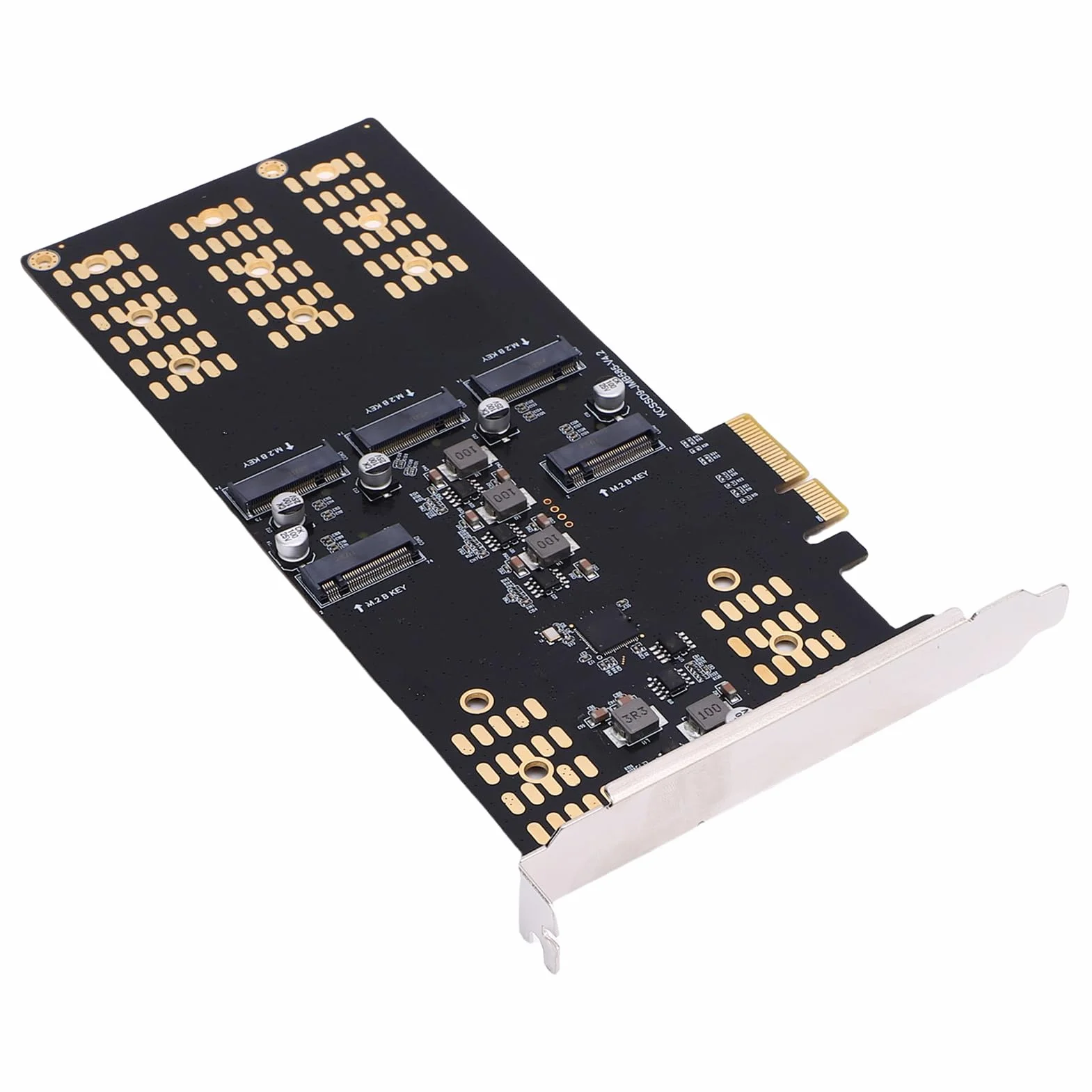 Cuifati M.2 PCIE do M.2 Serial ATA Ssd Adapter, 5 Szczeliny M.2 PCIE Karta Ekspansji, PCIE i Szeregowe Protokoły ATA, M. 2 PCIE do M. 2 Adapter Ssd, dla 2 280 2 260 2 24 2 2 2