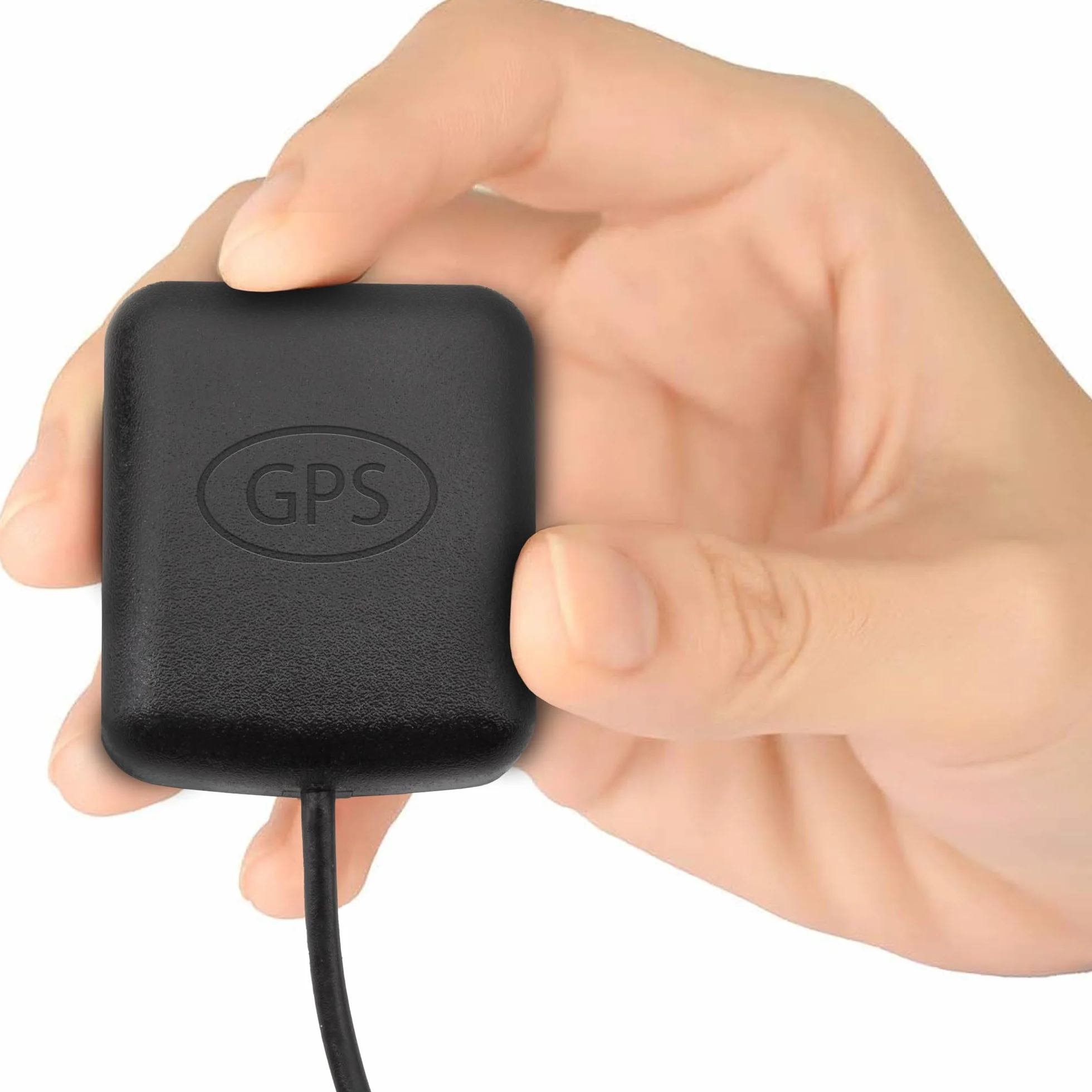 VALTRON Antena GPS z wtyczką SMA, aktywna antena nawigacyjna GPS do radia samochodowego, system nawigacji GPS, kamera monitorująca w czasie rzeczywistym, kamera do monitoringu routera (V1)