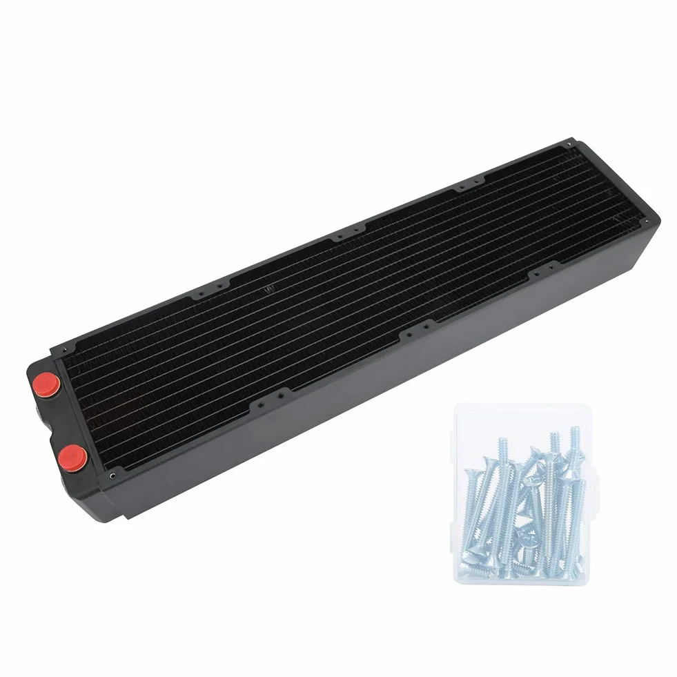 aqxreight 3-warstwowe, 12-rurowe Chłodzenie do Komputera PC Wysokowydajny Miedziany Radiator Chłodnica Procesora z Mosiężnymi Komorami Zapewniającymi większą stabilność i trwałość