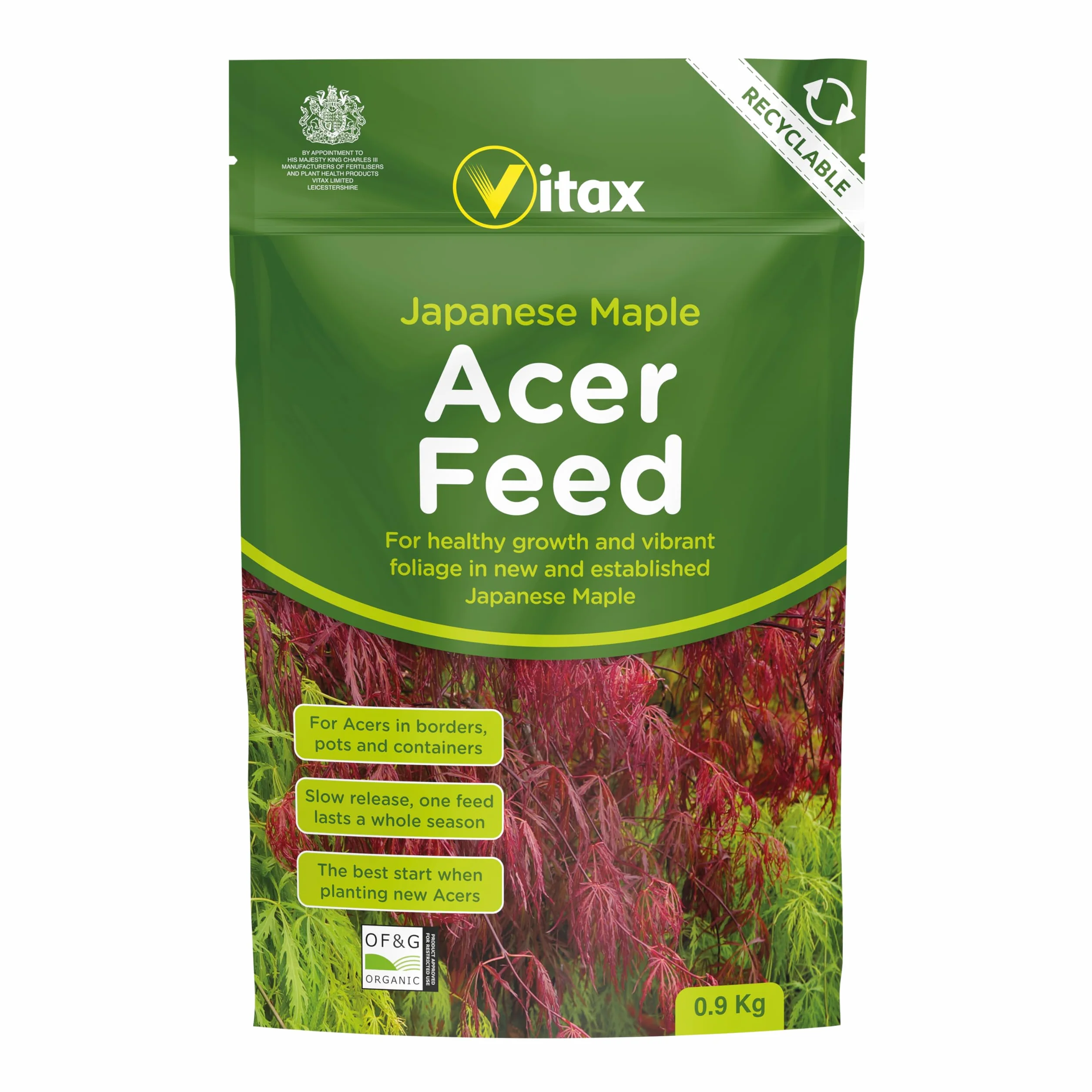 Vitax VTX6AF901 Japoński futerał klonowy Acer Feed 0,9 kg