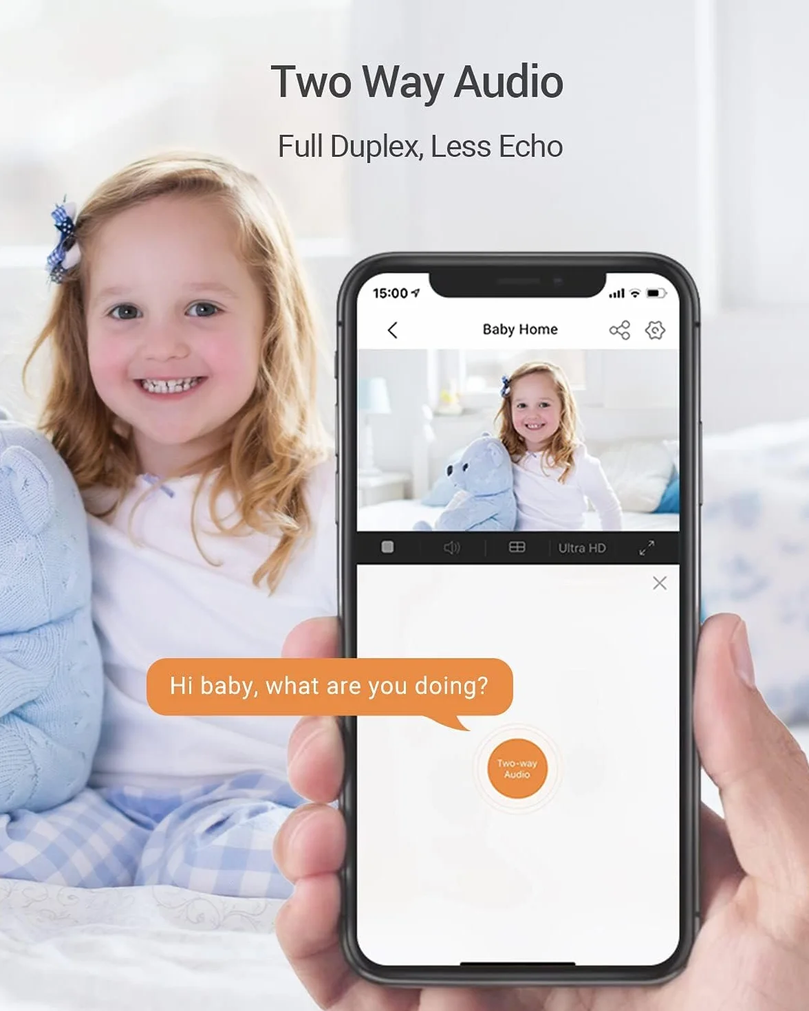 EZVIZ C6N Wewnętrzna kamera nadzoru WiFi 1080P, WiFi i Ethernet 360 ° Kamera IP Pan/Tilt Kompatybilna z Alexa, Night Vision z Smart IR, śledzenie ruchu, dwukierunkowy dźwięk