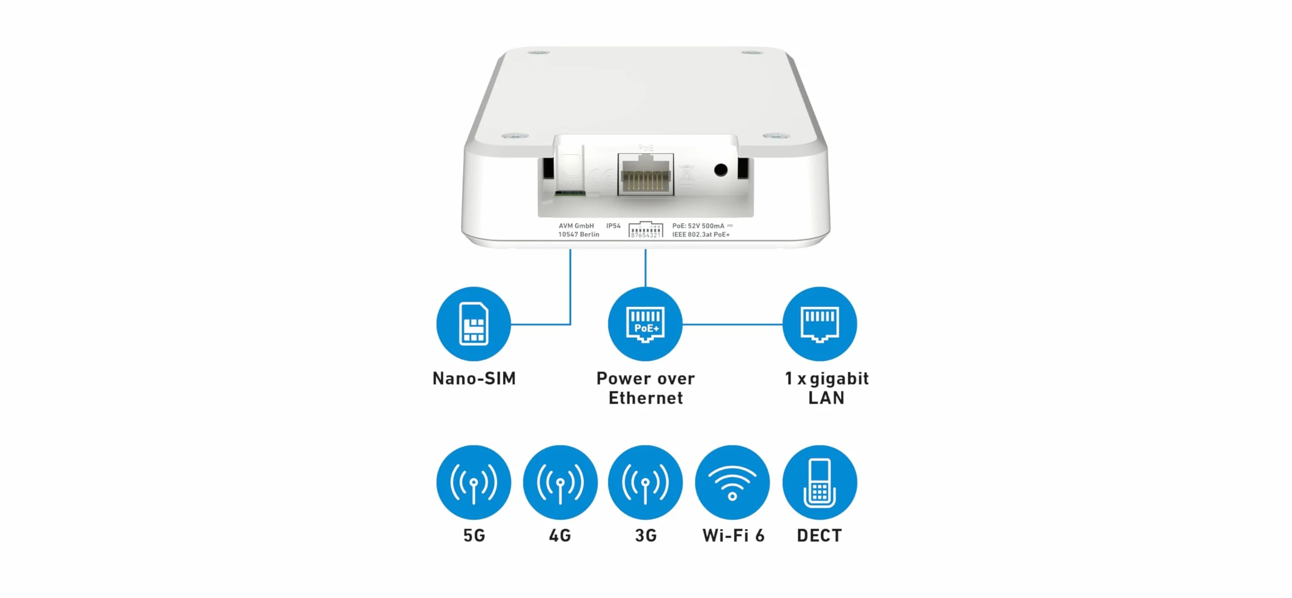 Box FRITZ! 6860 5G Router sieci komórkowej (FRITZ BOX 6860 5G - DE FH)