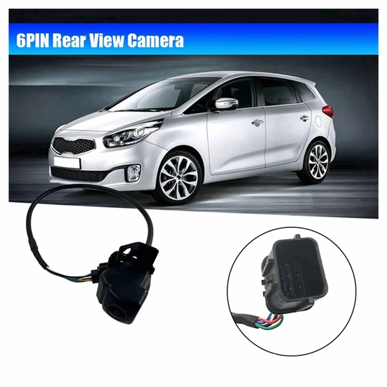 Kamera cofania 6PIN, pasuje do KIA, Carens 2014-2017 95760 A4010 A4100 kamera cofania pojazdu