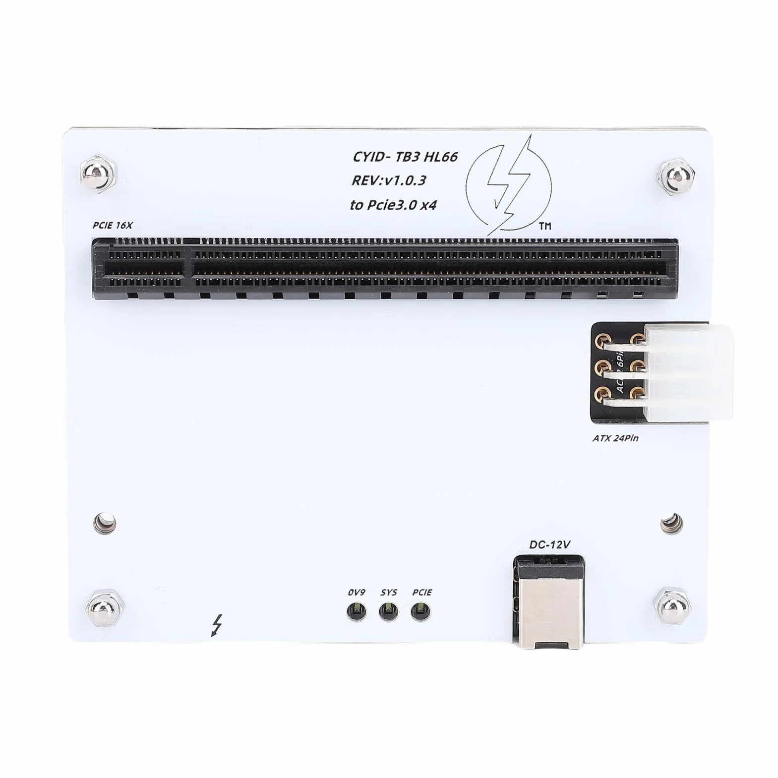 Greensen Zewnętrzna Stacja Dokująca do Kart Graficznych, Stacja Dokująca do Kart Graficznych USB 4.0 z płytką drukowaną i Kontrolerem JHL7440, Gniazdo PCIe 16X z możliwością Wymiany Podczas Pracy o