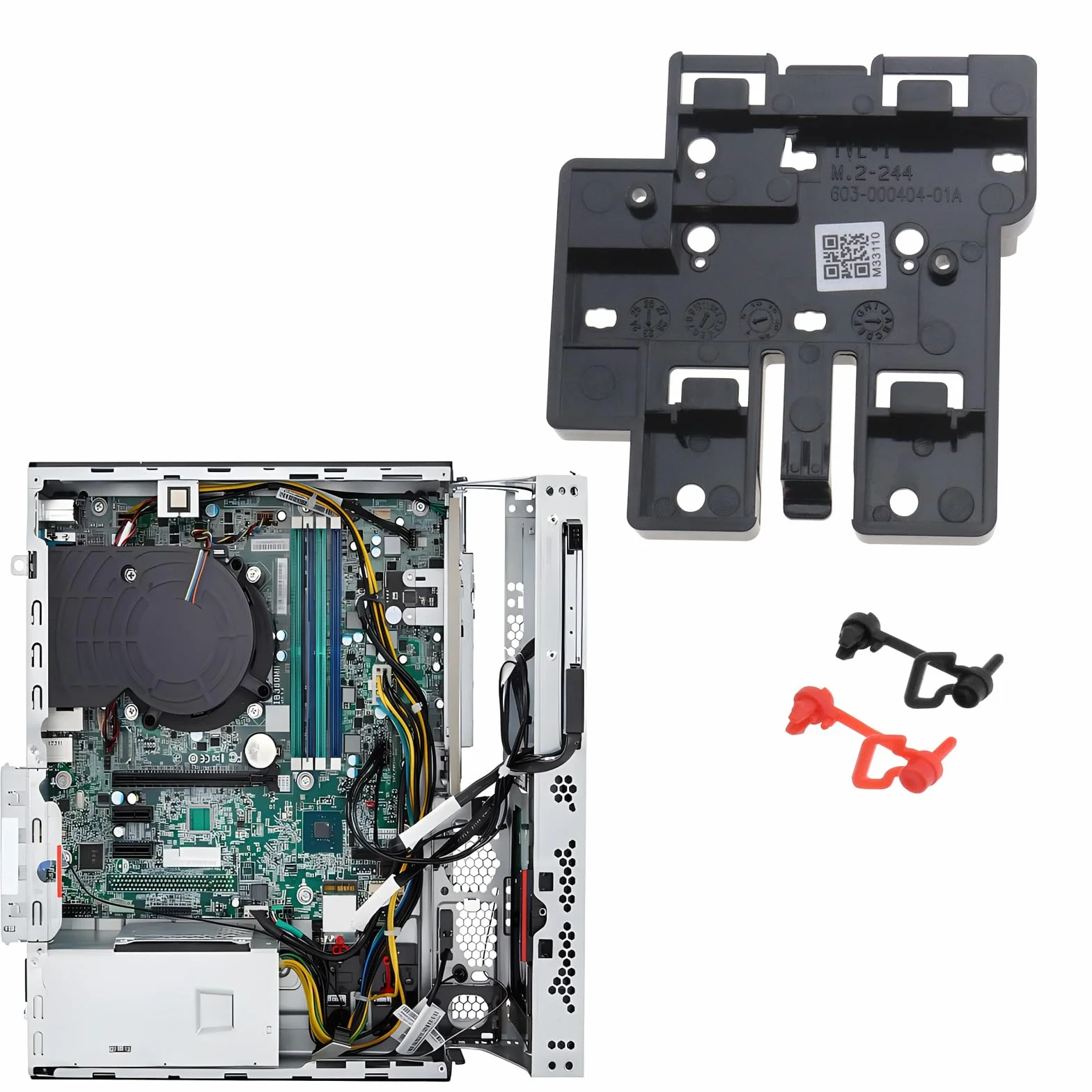 Wspornik instalacyjny SSD M.2 kompatybilny z Lenovo ThinkCentre M720s M720t czarny