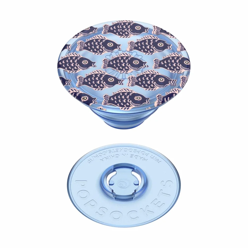 PopSockets PopGrip Rozkładany uchwyt i podstawka do telefonów oraz tabletów z wymiennymi krążkami PopTops School Time