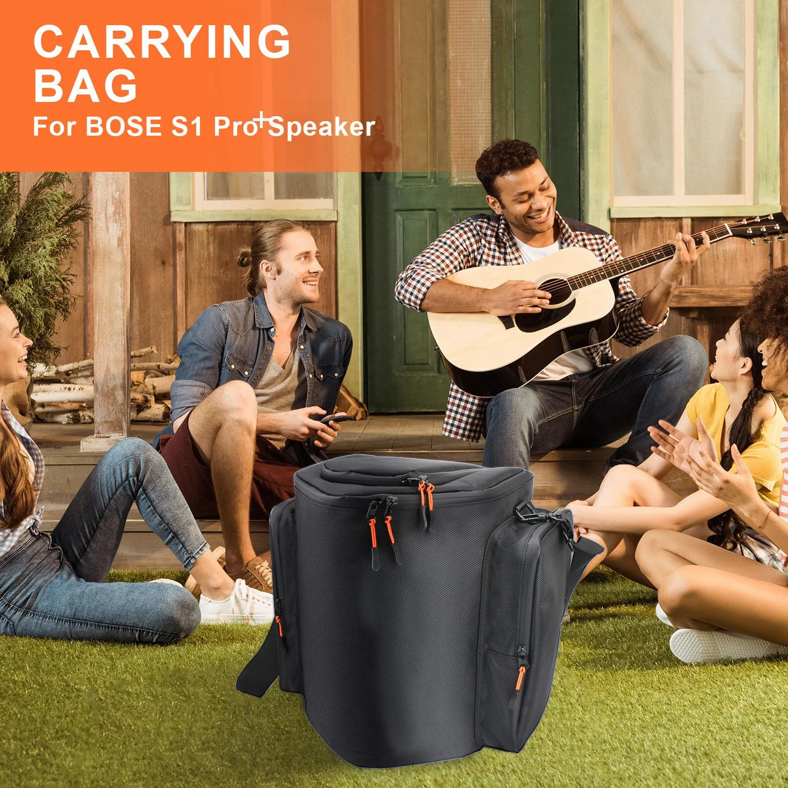 Torba na ramię, torba do przenoszenia Bose S1 / S1 Pro + przenośny głośnik Bluetooth, system PA i mikrofony, nadajniki, tablet, akcesoria do kabla zasilającego