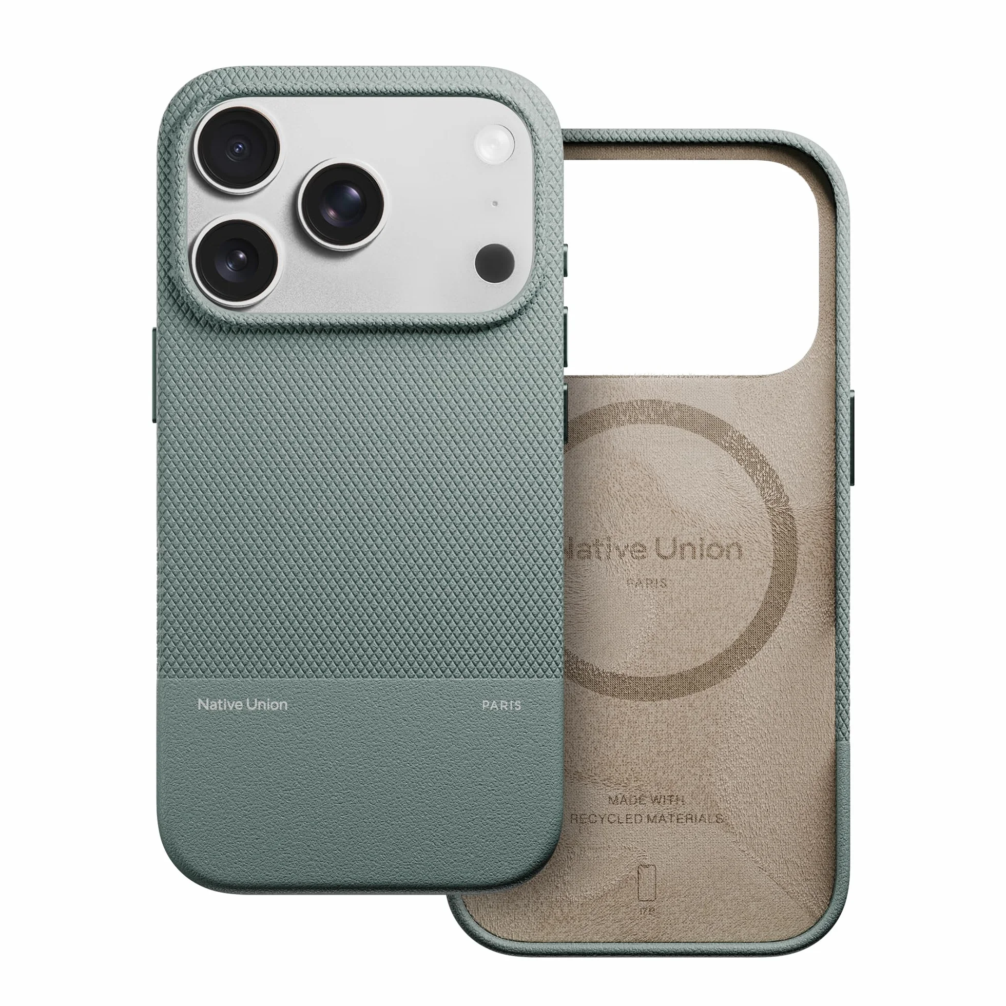 Native Union (Re Classic Case 3.0 - MagSafe kompatybilne z wbudowanymi magnesami - materiały odporne i pochodzące z recyklingu - bardzo trwałe, z ochroną przed upadkiem 1,8 m do iPhone'a 17 Pro