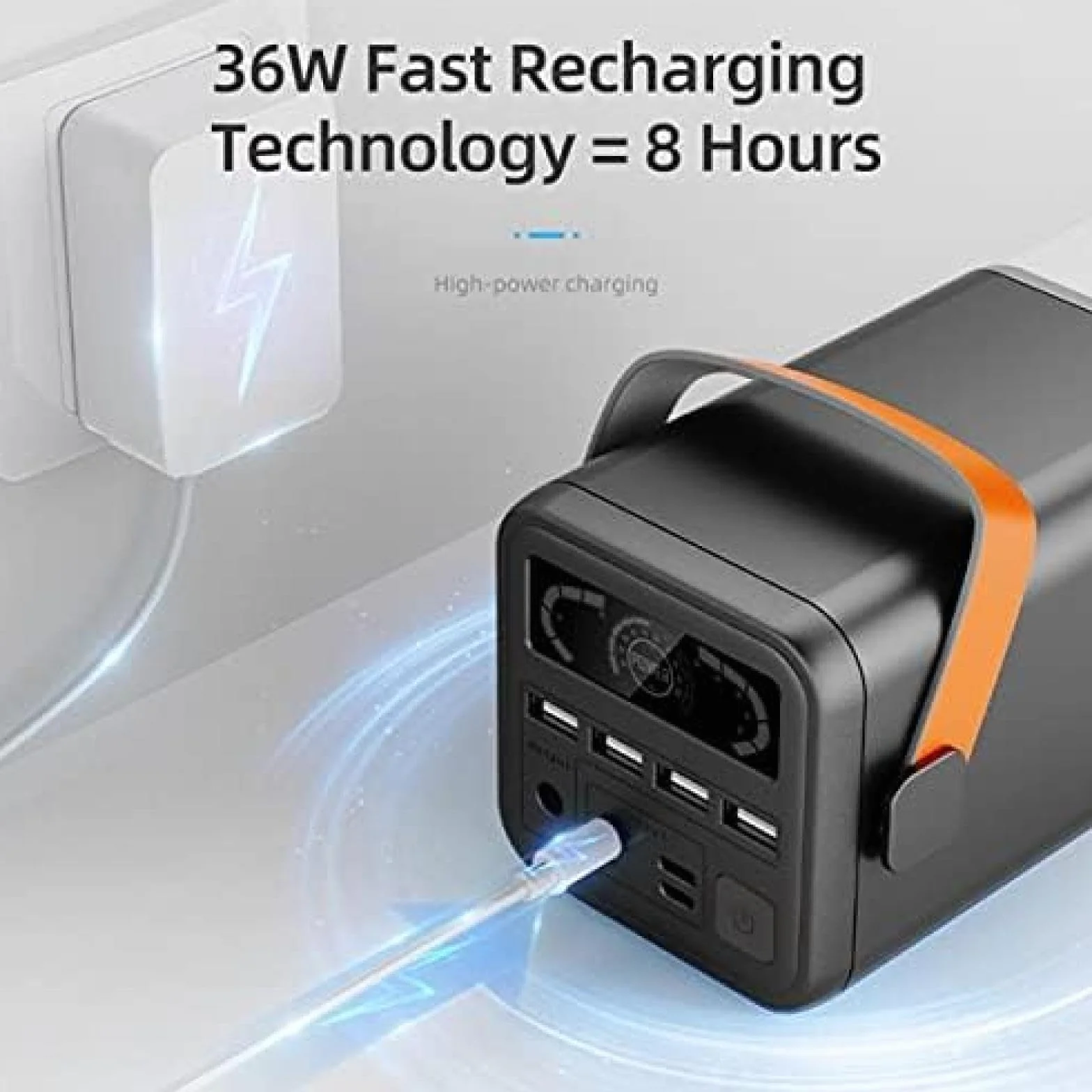 Powerbank do laptopa/PD20W Powerbank o dużej pojemności, 200 Wh, 100 000 mAh, długa żywotność, mobilne zasilanie, zasilacz magazynujący energię do użytku na zewnątrz (100 000 mAh/AA-1)