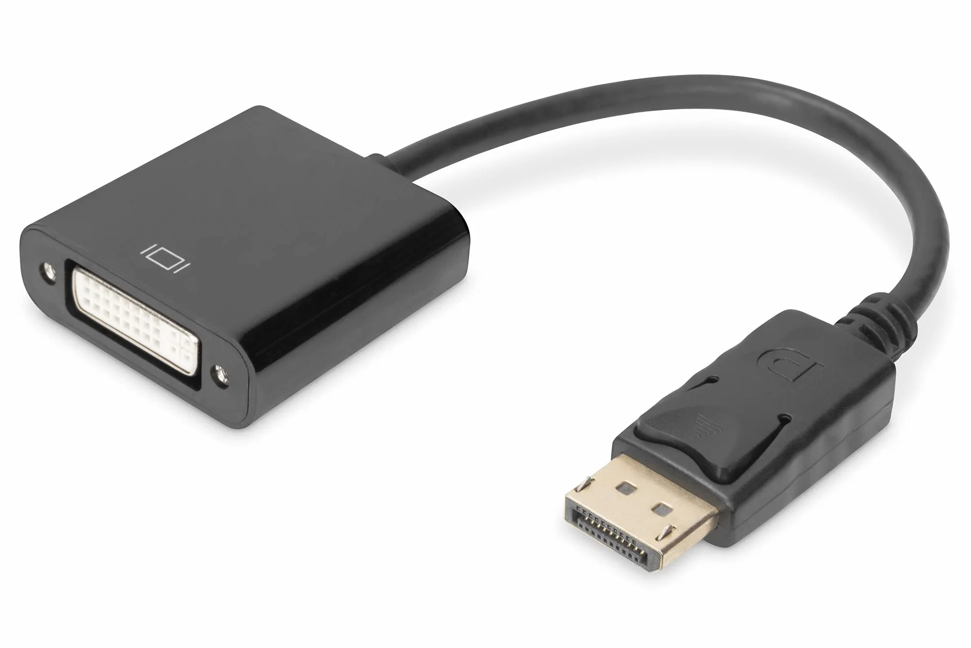 Digitus 0,15 m DP męski na DVI-I żeński kabel adaptera DisplayPort - czarny