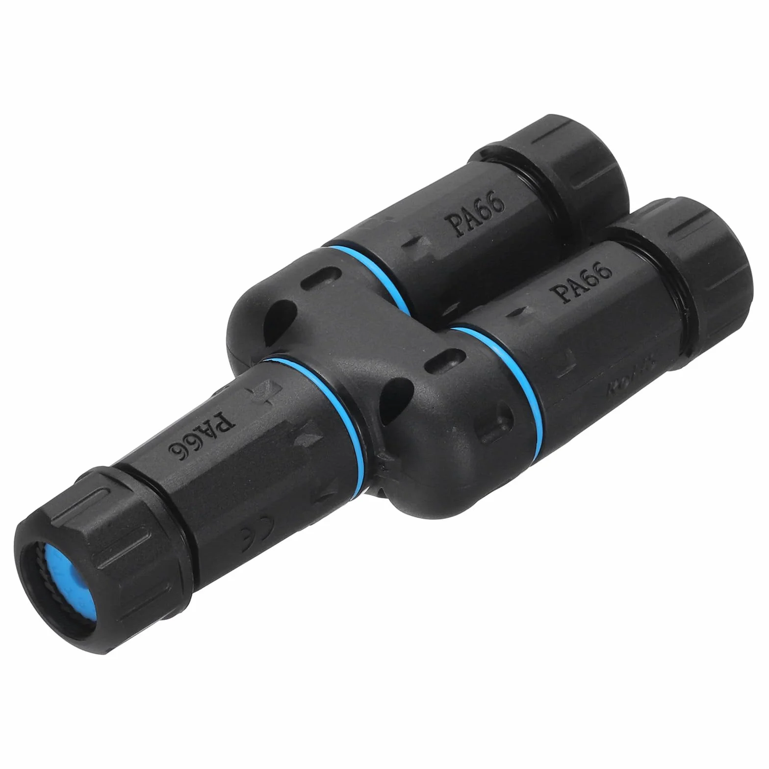 QUARKZMAN Złącze RJ45 Wodoodporne, żeńskie do żeńskiego 1 w 2 Wyjście Splitter Wodoodporny IP68 Zewnętrzne złącze kabla sieciowego LAN dla Cat5/Cat5e/Cat6/Cat7/Cat8