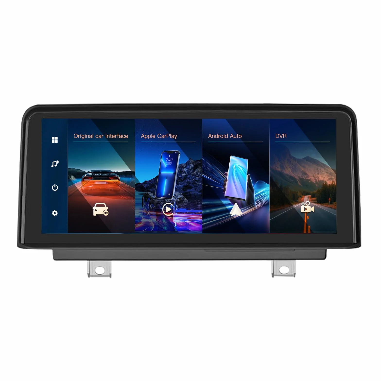 Bezprzewodowa CarPlay/Android Auto 10.25'' Multimedia Radio Linux Ekran dotykowy dla BMW 3 4 Serie F30/F31/F33/F34/F36 2012-2016 NBT System AirPlay/Autolink/USB HD Rozdzielczość 1920 * 720