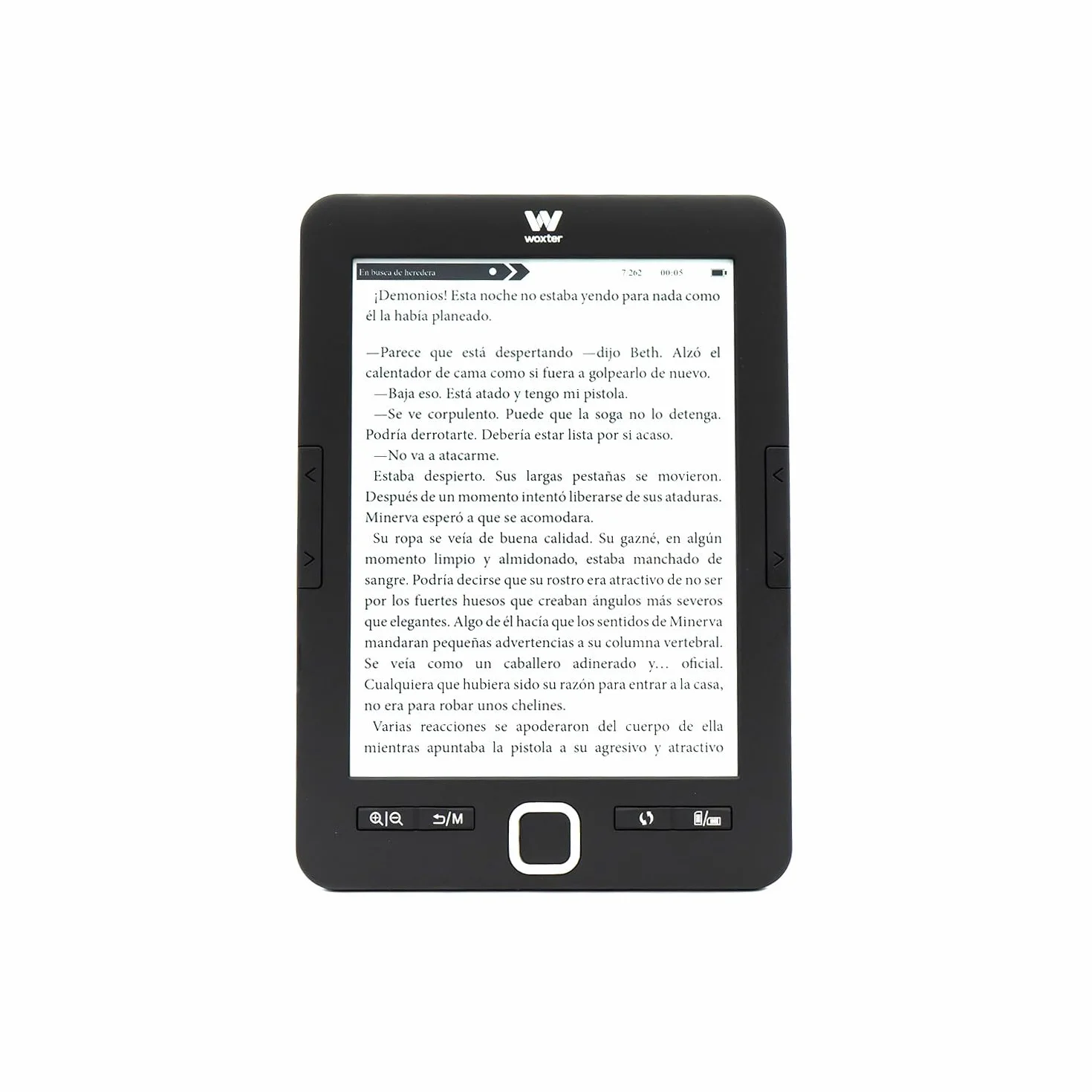 Woxter E-Book Scriba 195-6-calowy czytnik e-booków, czerwono-czarny