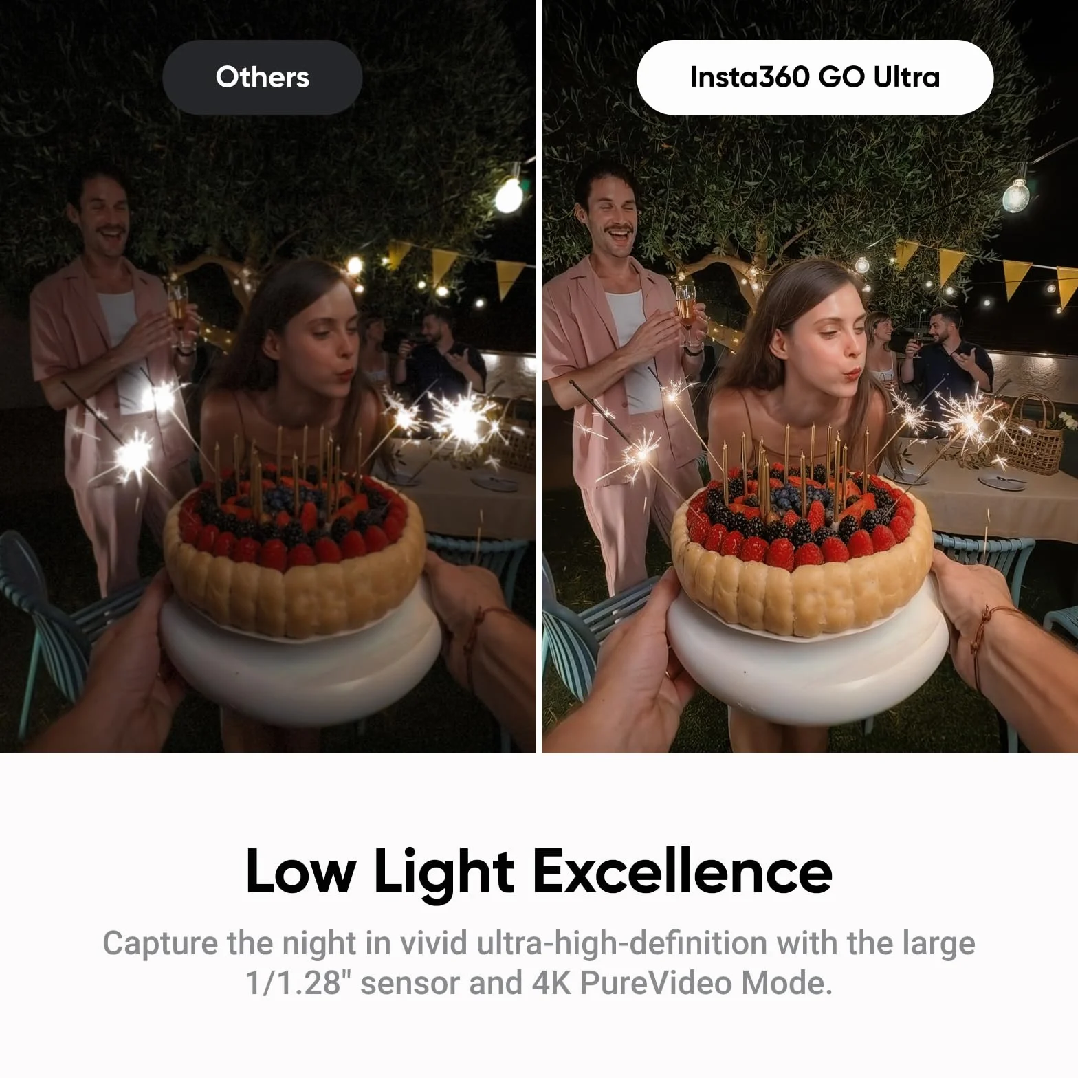 Insta360 GO Ultra Vlogger zestaw mini kamery 4K bez użycia rąk, lekki i mobilny, do montażu w dowolnym miejscu, stabilizacja FlowState, akumulator 200 min, wodoszczelny 10 m, rower