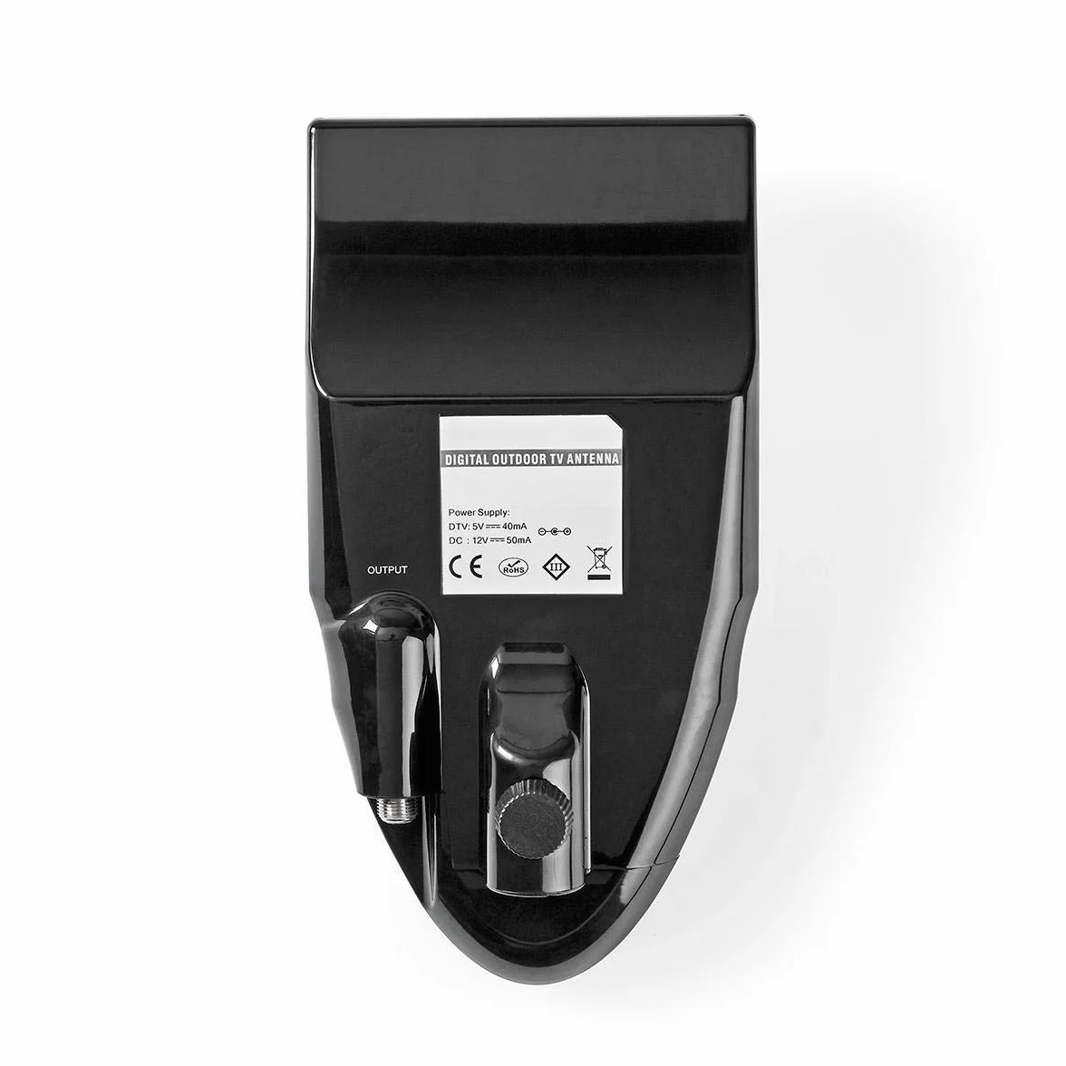 Nedis ANOR5002BK700 Zewnętrzna antena HDTV | Aktywna | FM/UHF/VHF | Zasięg odbioru: 0-50 km | LTE700 | Wzmocnienie: 40 dB | Biały/Czarny