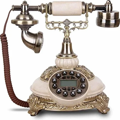 Telefon domowy Telefon obrotowy Klasyczny telefon biurowy Imitacja starożytnego stylu pasterskiego Telefon retro Telefon stacjonarny Telefon stacjonarny Moda Kreatywny