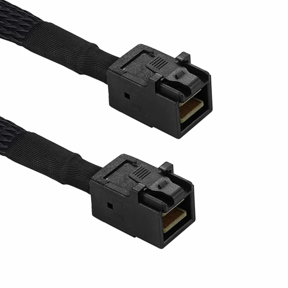 Wewnętrzny Mini SAS HD SFF-8643 do Mini SAS High Density HD SFF-8643 Przewód do serwera dyskowego RAID 50cm