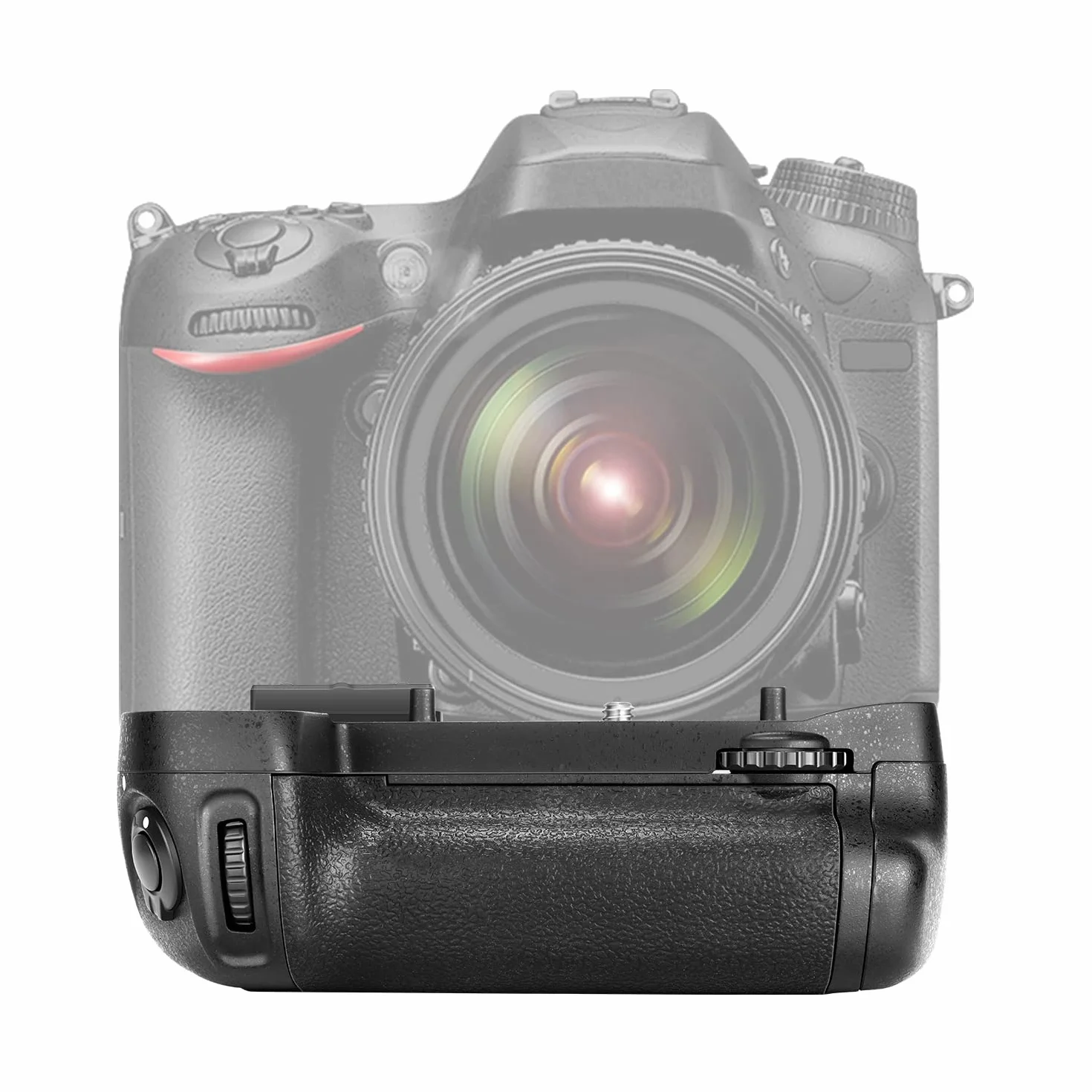 Neewer® Pionowy uchwyt baterii zamiennik do MB-D15 działa z baterią EN-EL15 lub 6 sztuk baterii AA do lustrzanki cyfrowej Nikon D7100 D7200