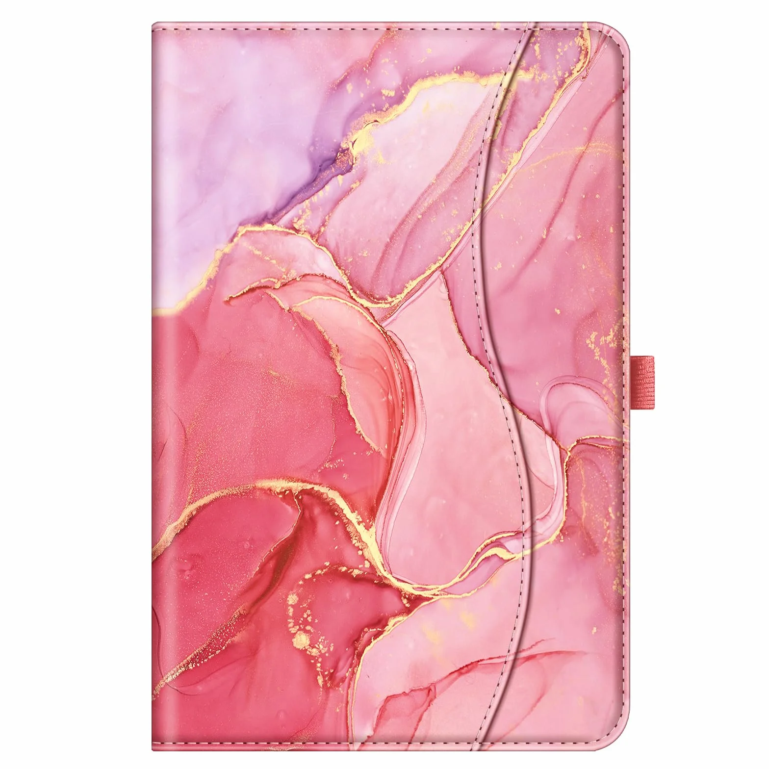 FINTIE Etui do Samsung Galaxy Tab S10 Lite/ S10 FE 2025/ S9 FE 10,9 cala / S9 27.9 cm 2023, wielokątne oglądanie pokrowiec ochronny z kieszenią, automatyczne uśpienia/budzenie (Marble Pink)