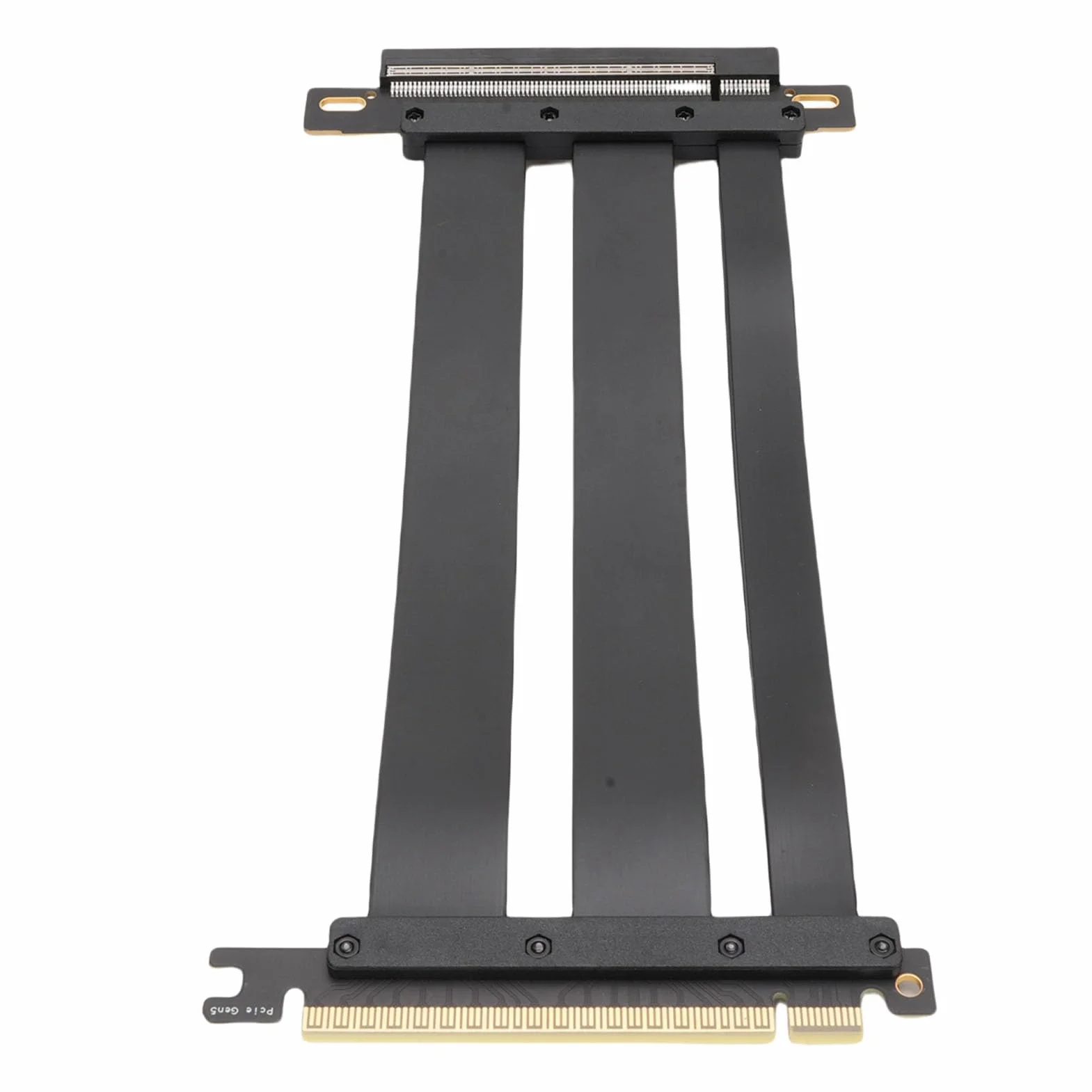 Annadue Kabel Przedłużający PCIe 5.0 X16, Elastyczny Przedłużacz Karty Graficznej GPU 128 Gb/s, Kabel Riser Gen 5 do Pionowego Montażu Karty Graficznej z Ekranowaniem EMI (20 cm)
