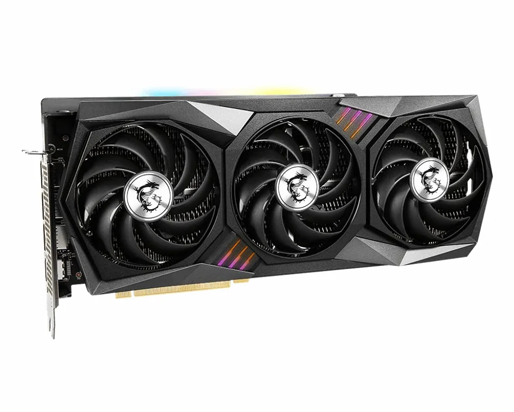 MSI GeForce RTX 3080 Ti GAMING X TRIO 12G Gaming Grafikkarte - NVIDIA RTX 3080 Ti, GPU 1770 MHz, 12 GB GDDR6X Speicher
