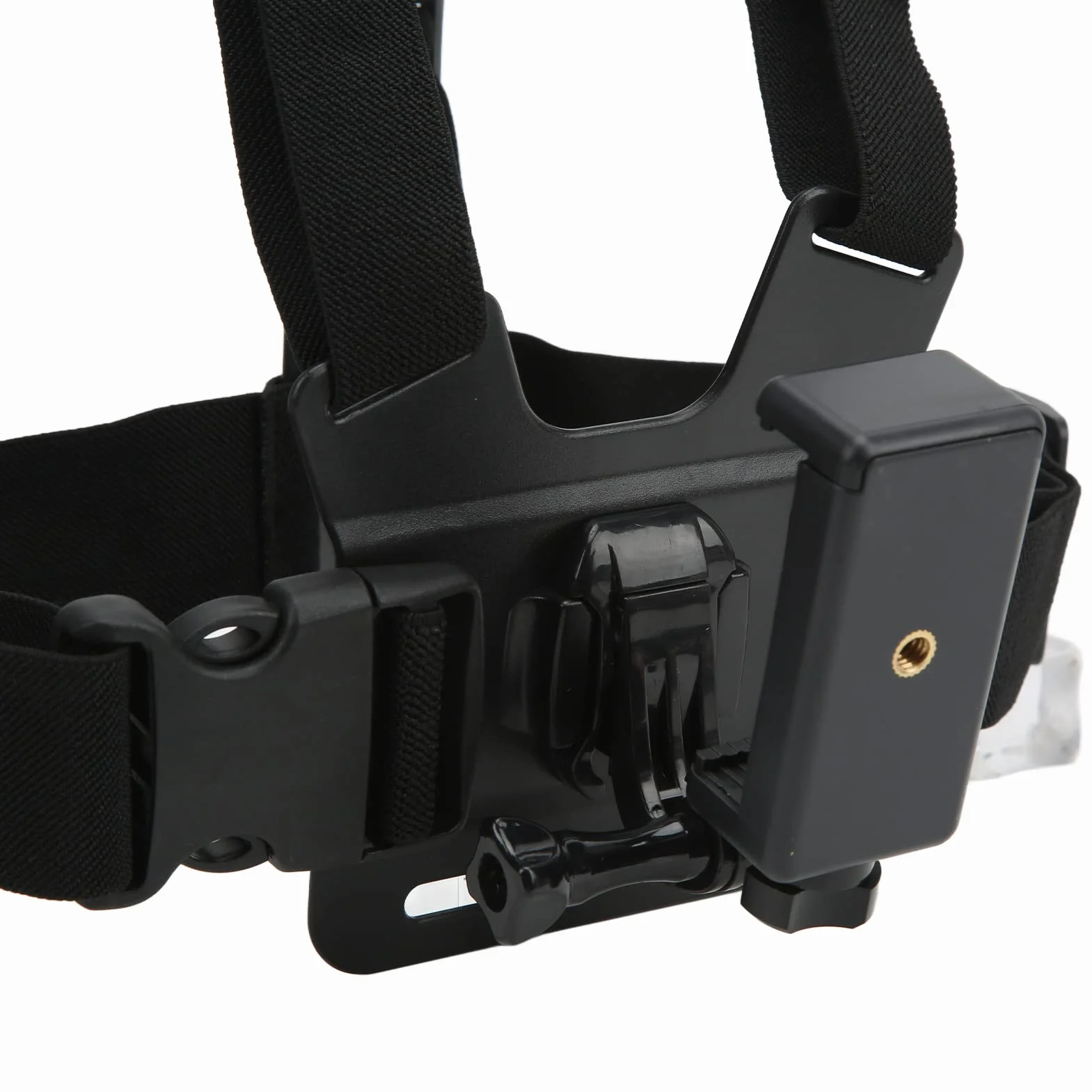 Telefon Komórkowy Selfie Chest Mount, Regulowany Uchwyt na Telefon Komórkowy Pasek Uprzęży, Selfie Chest Mount Strap Adapter Pasa Kompatybilny z Większością Smartfonów