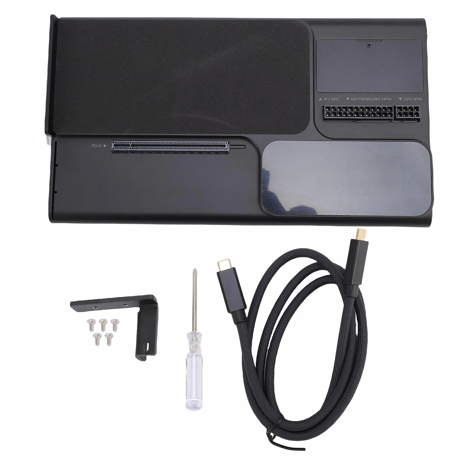 Stacja Dokująca Karty Graficznej Pasująca do, Zewnętrzna Obudowa PD 2.5G Ethernet PCIe 4.0 X4 o Mocy 140 W z Gniazdem M.2, USB 3., Czytnikiem Kart SD dla Grafiki