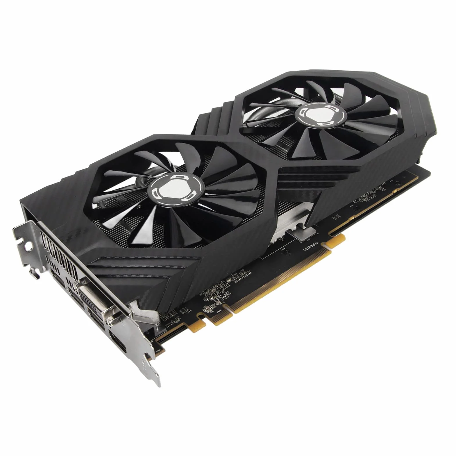 Karta Graficzna do Gier RX590, 8GB GDDR5 256bit Karta Graficzna do Komputera Stacjonarnego, Karta Graficzna do Szybkiego Rozpraszania Ciepła na Komputer Stacjonarny