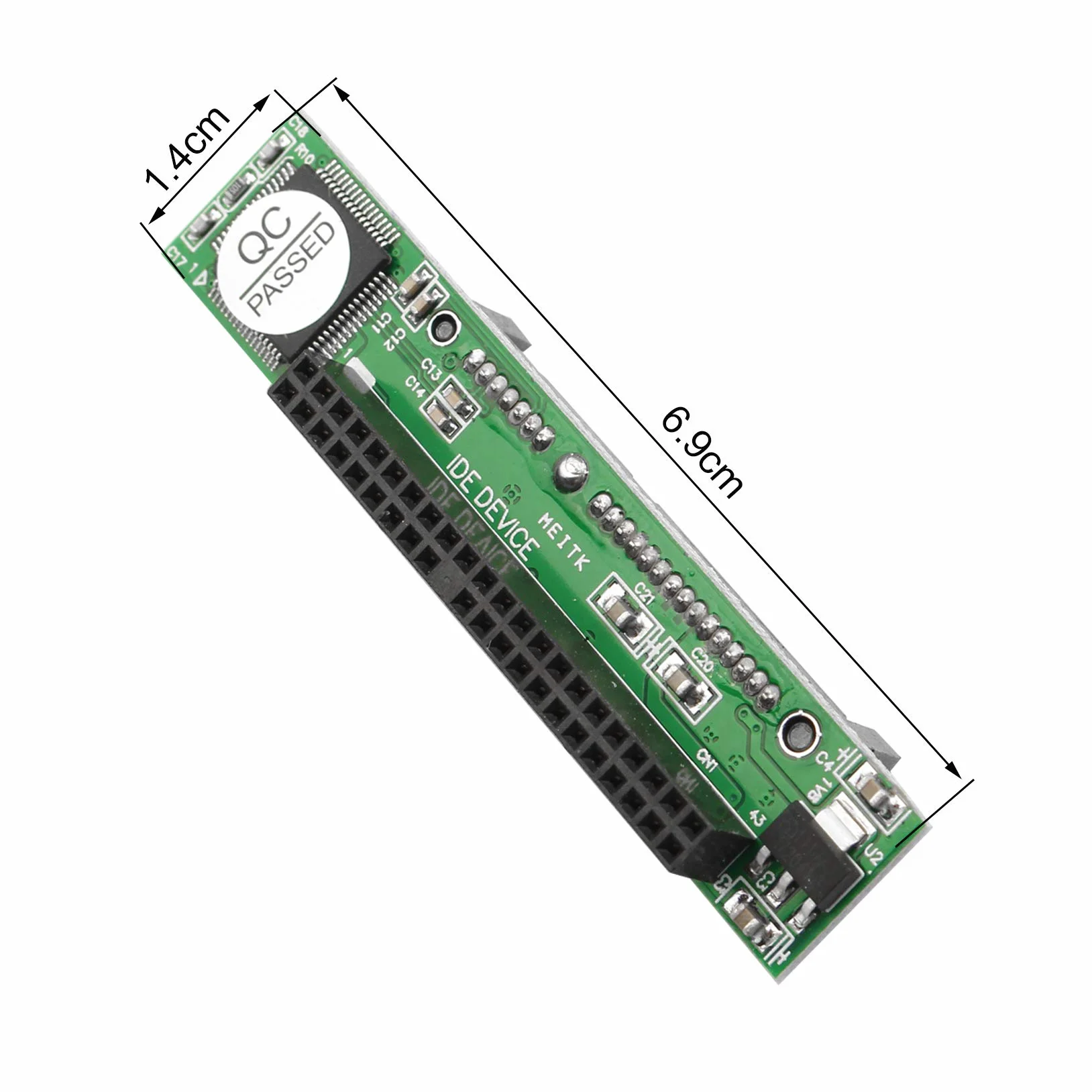 IDE 2,5-calowy 44-pinowy dysk twardy na SATA adapter konwerter dysk twardy port równoległy do portu szeregowego interfejs adaptera